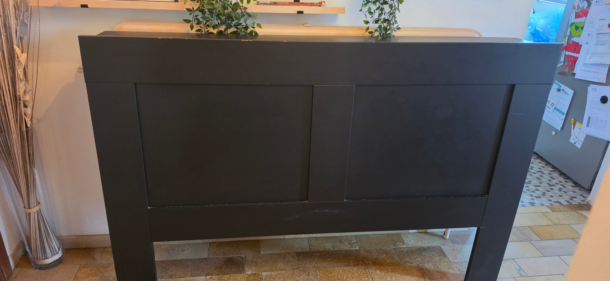 BRIMNES Hoofdeinde met bergruimte, wit, 180 cm