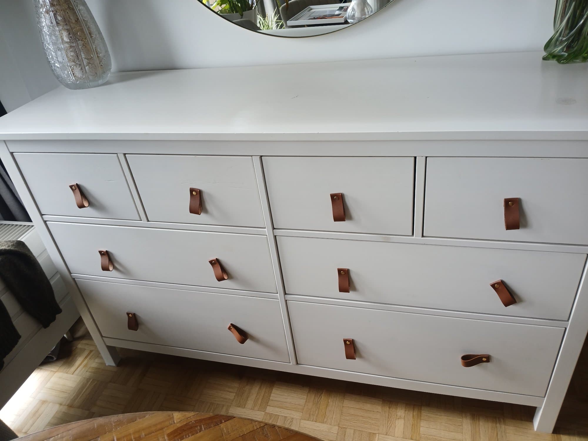 HEMNES commode 8 tiroirs, blanc
