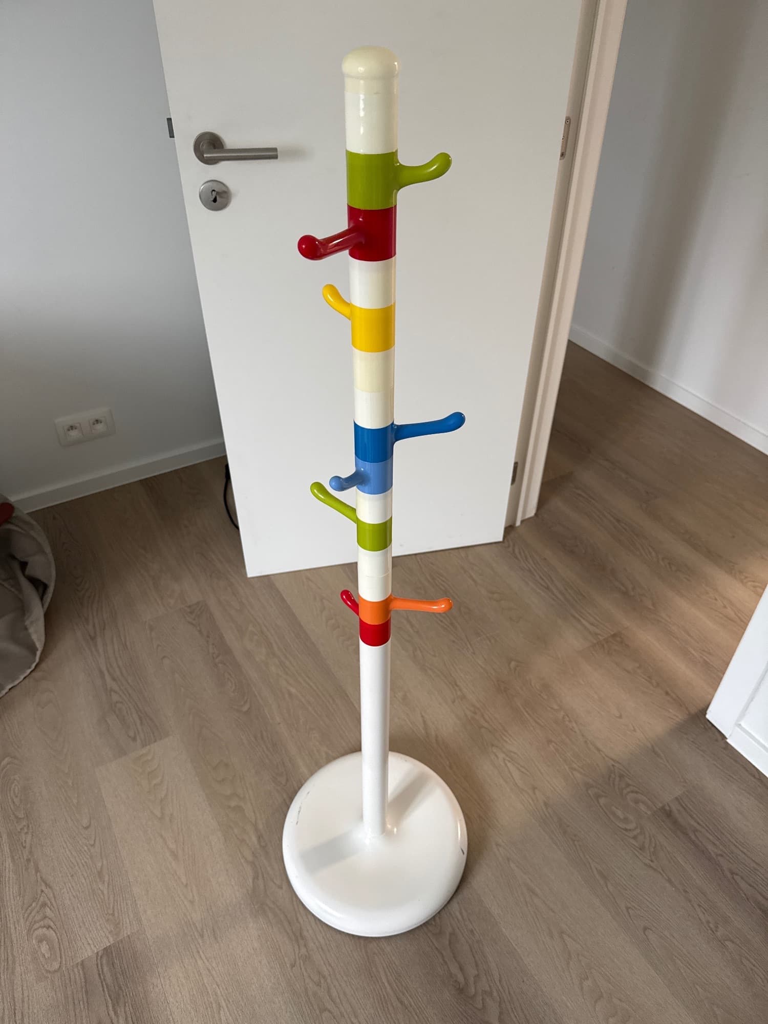 KROKIG clothes stand, white/multicolour