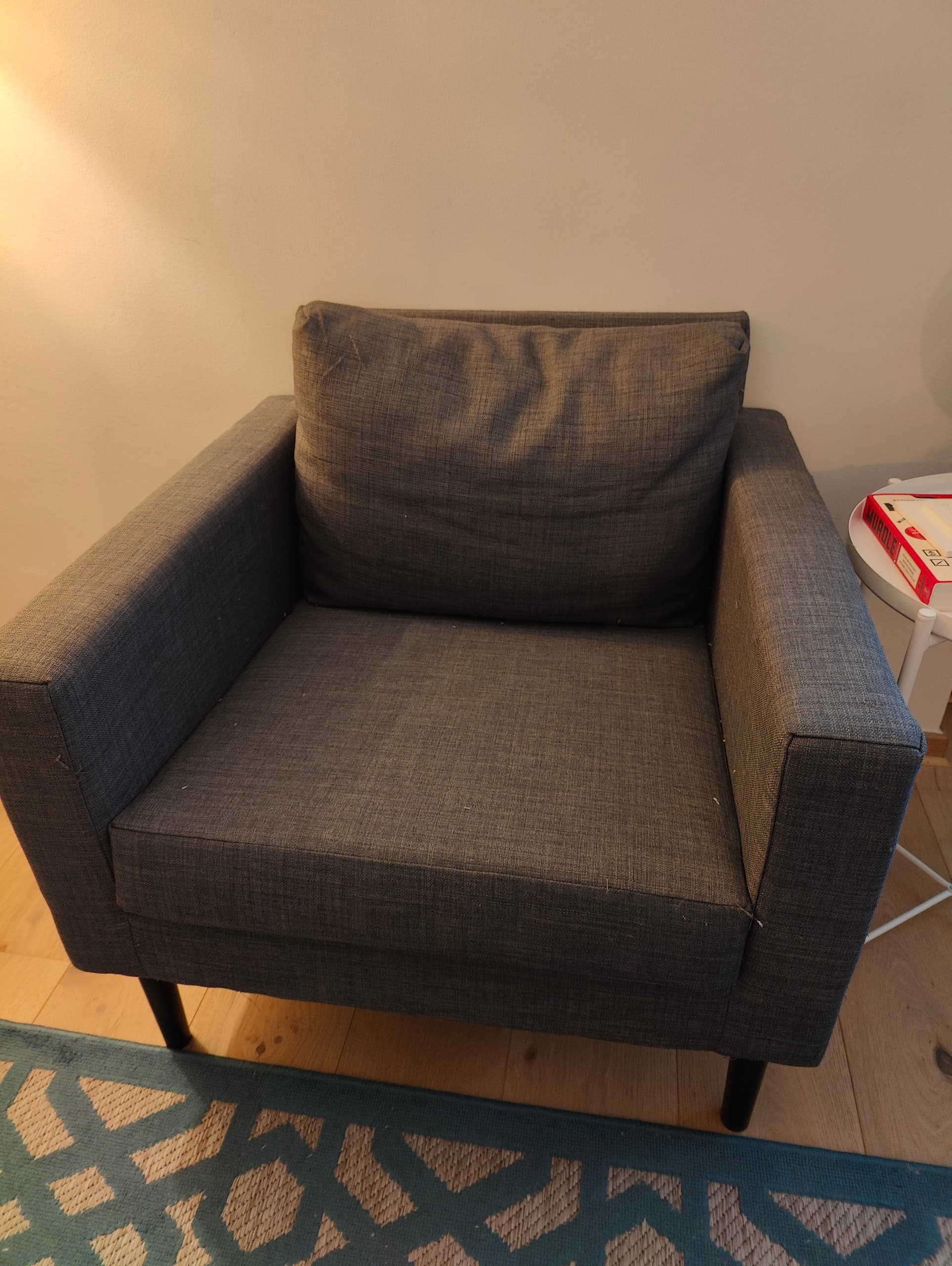 FRIHETEN fauteuil, Skiftebo grijs