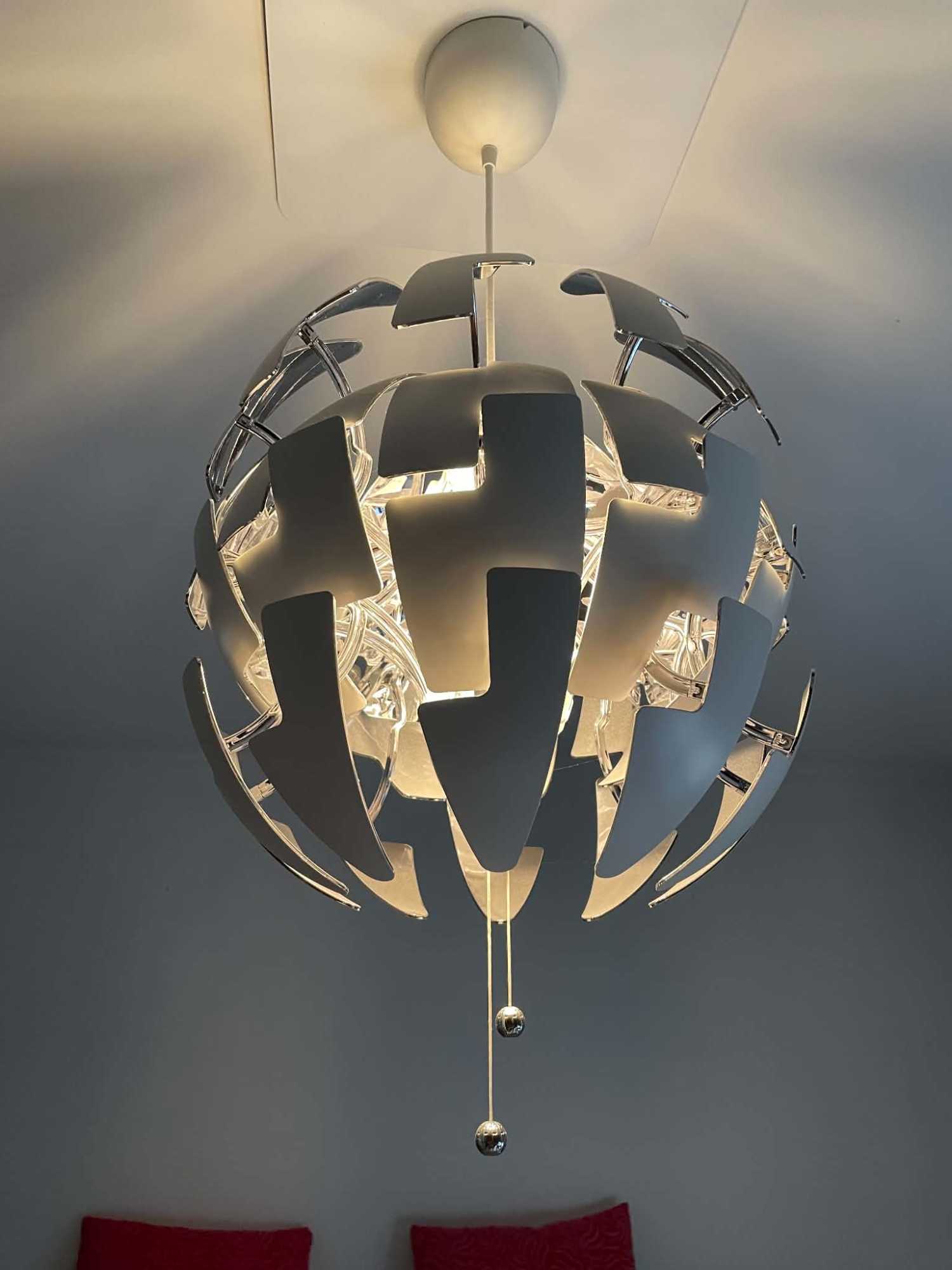 IKEA PS 2014 pendant lamp, white/silver-colour