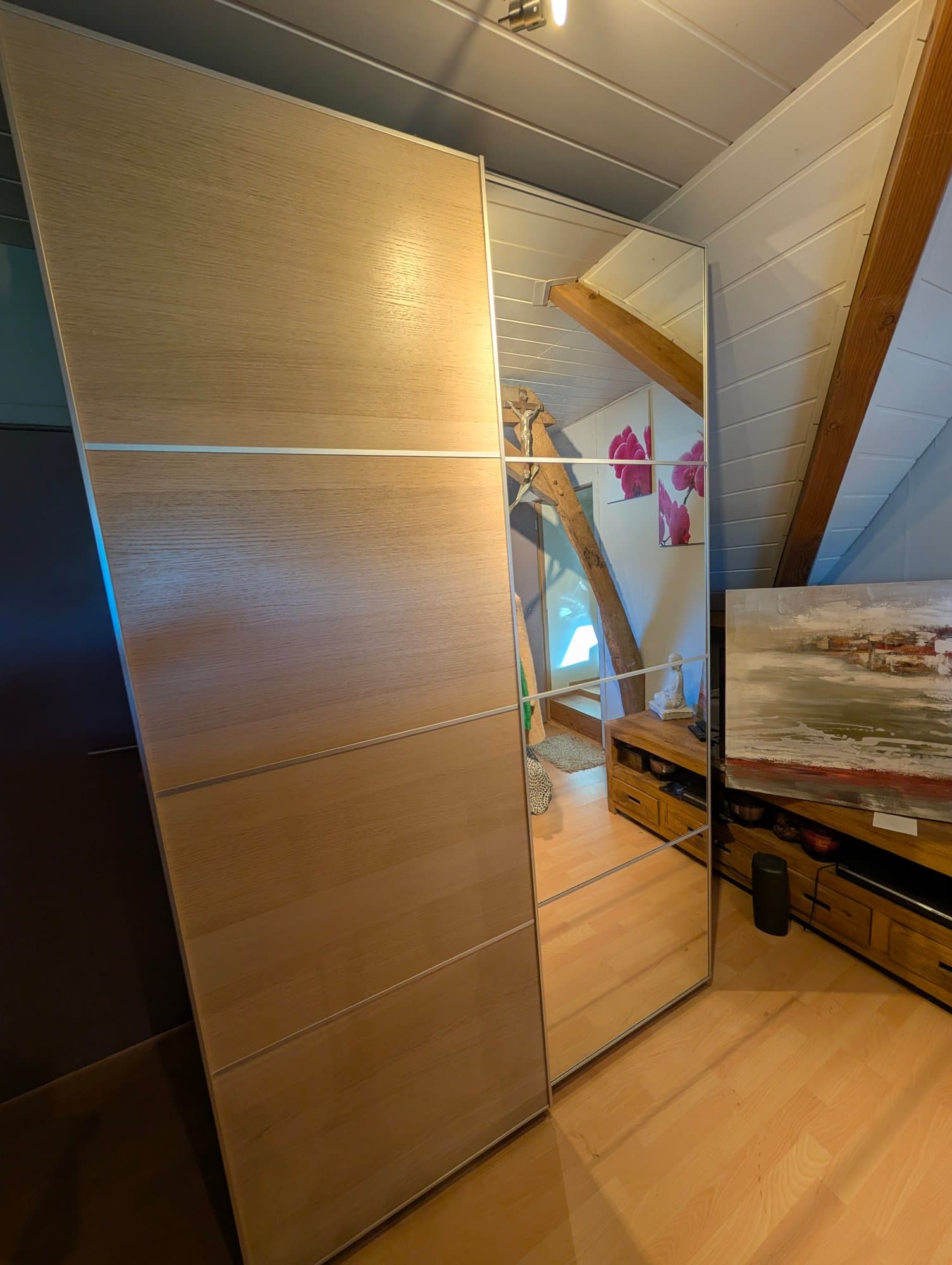 PAX 2M30H armoire-penderie, Hasvik/effet chêne blanchi