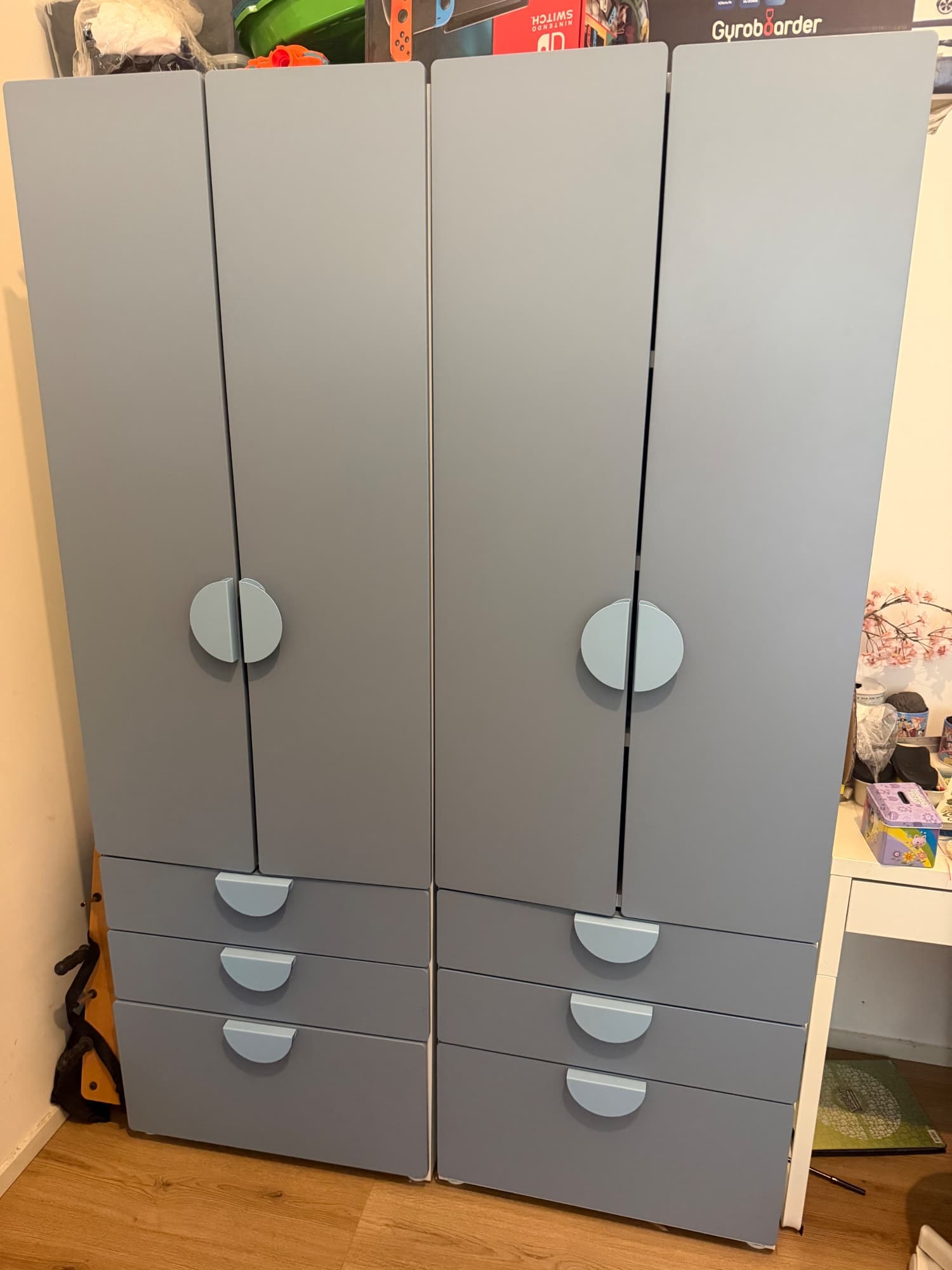 STUVA storage combination w doors/drawers