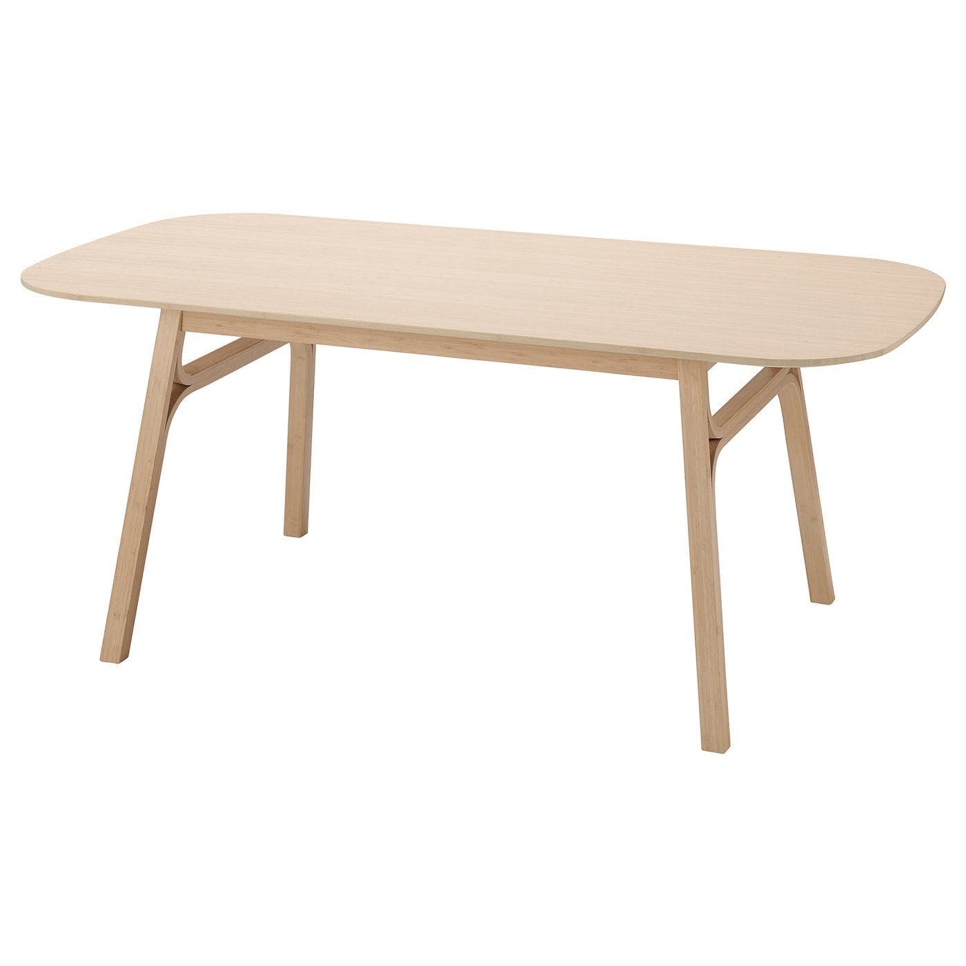 VOXLÖV table, bambou clair, 180x90 cm