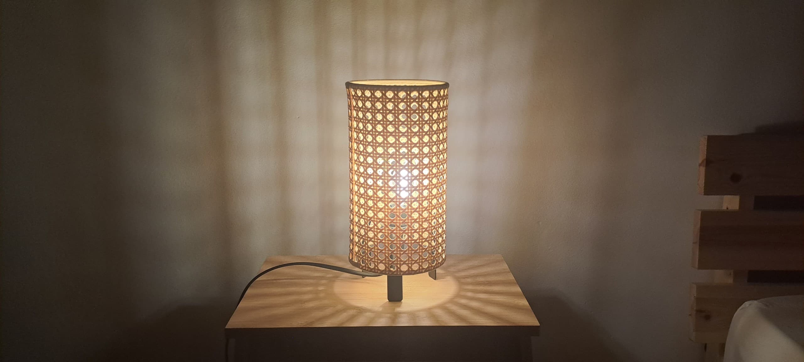 2 LAMPES DE TABLE tafellamp, beige/zwart, 26 cm