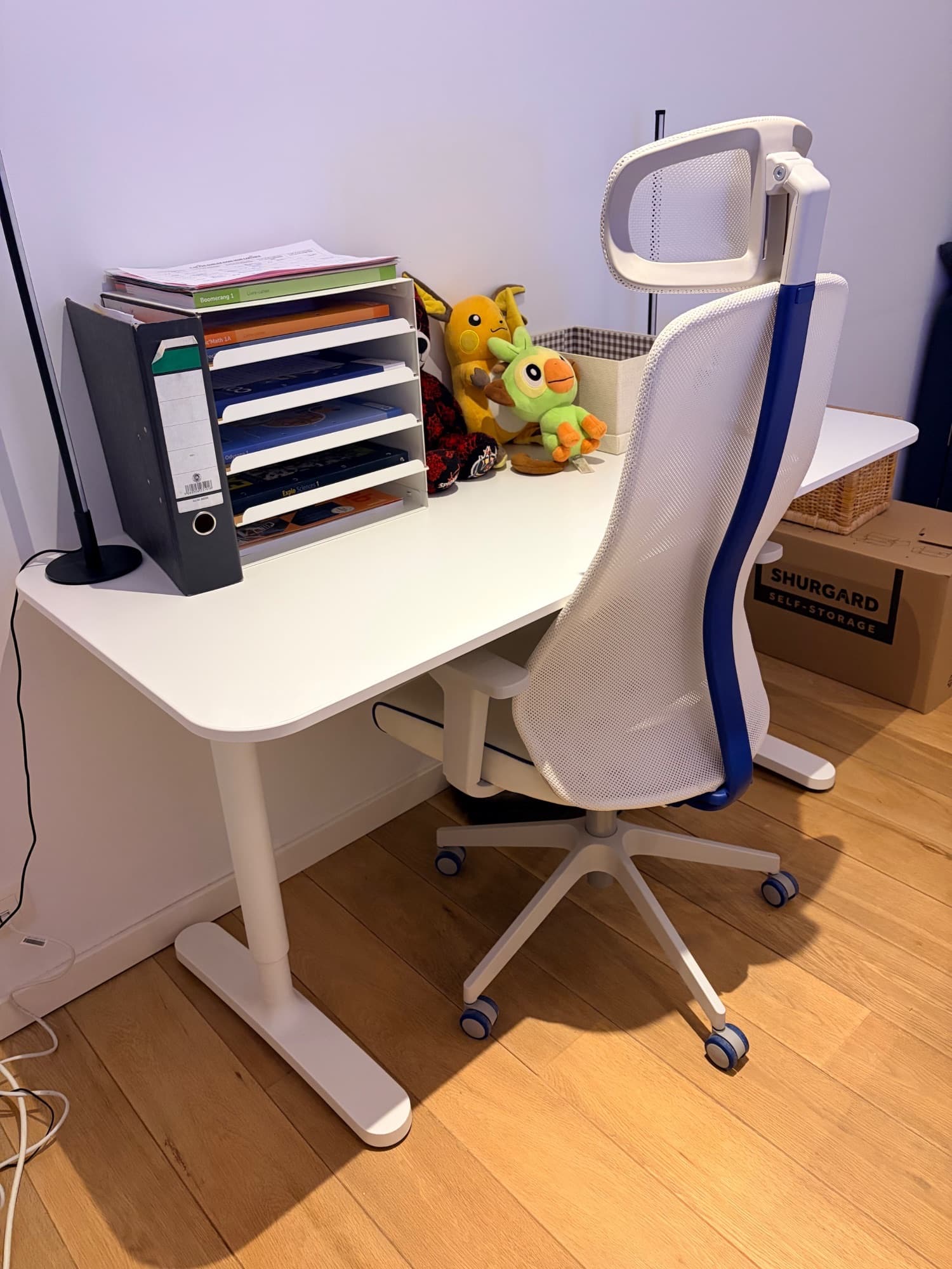 BEKANT BUREAU BLANC desk, white