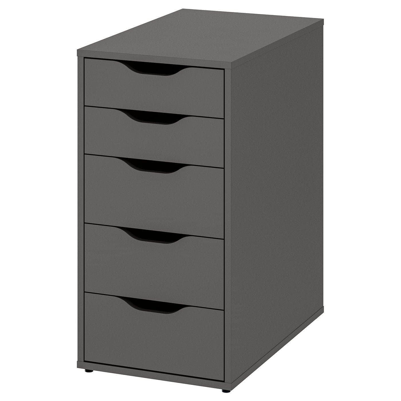 ALEX - NEW IN BOX drawer unit, dark grey, 36x70 cm