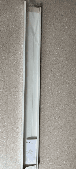 MOSSLANDA Schilderijenplank, wit, 115 cm