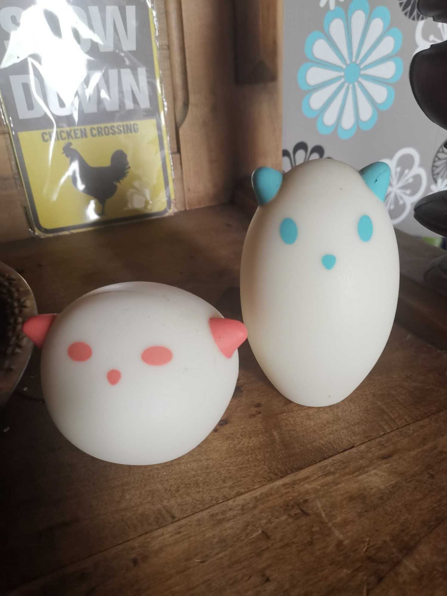 SPÖKA KINDERLAMPJES Led-nachtlampje, dierenmotief wit/rood