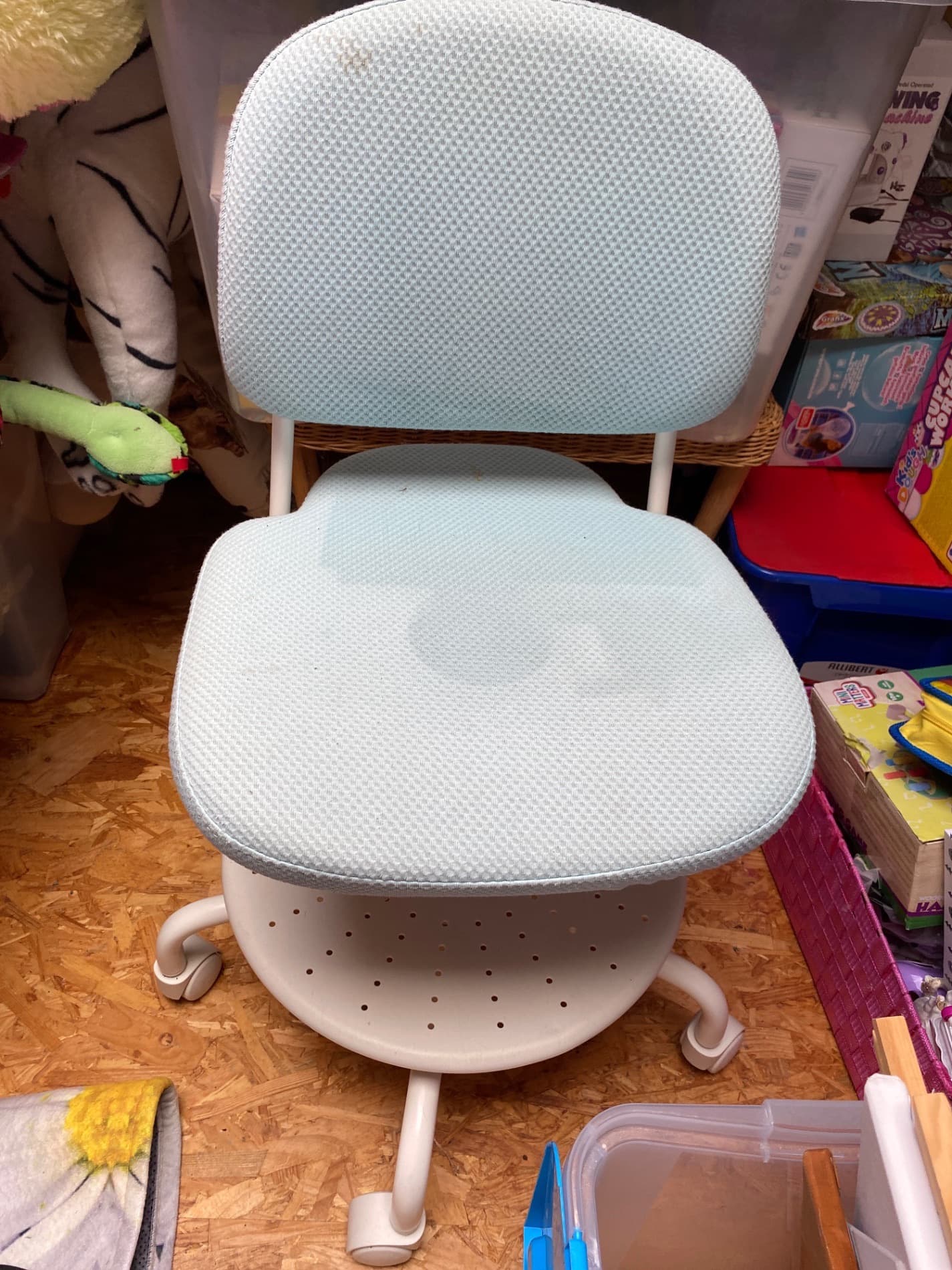 VIMUND children's desk chair, light turquoise