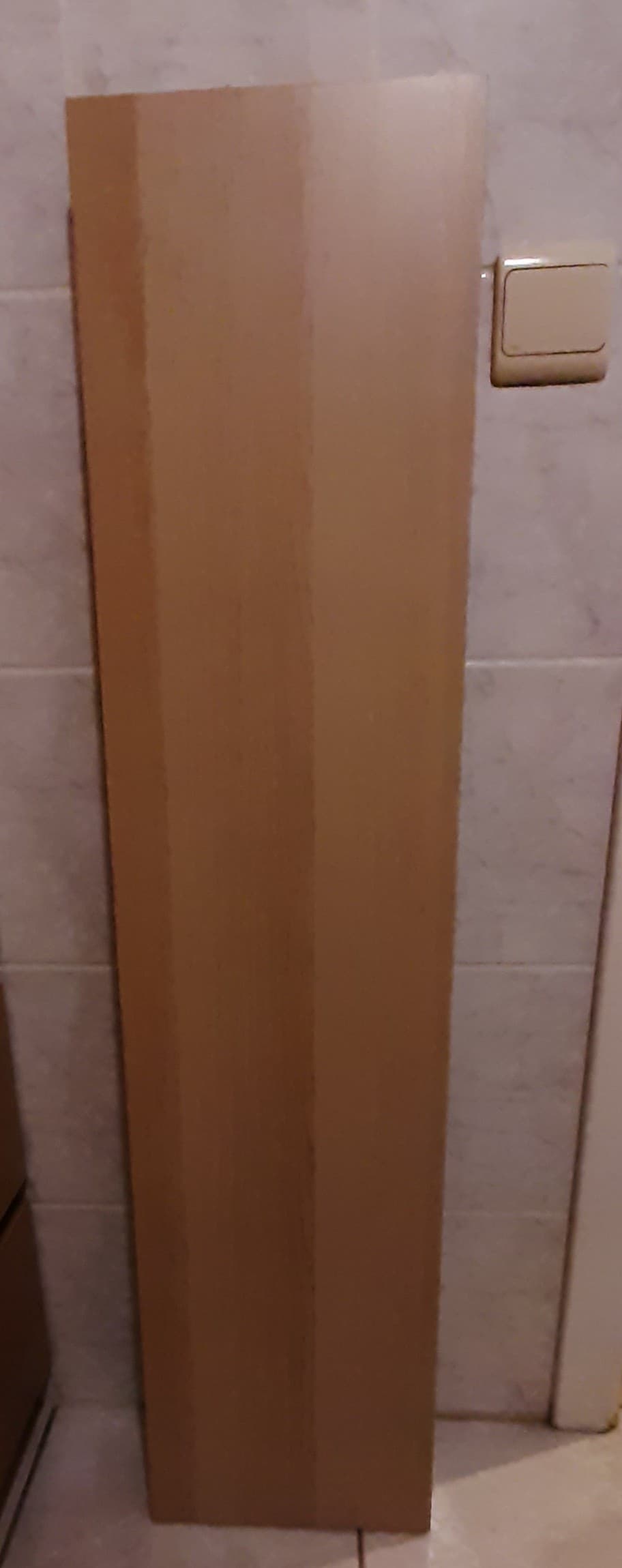 LACK wall shelf, white stained oak effect, 110x26 cm