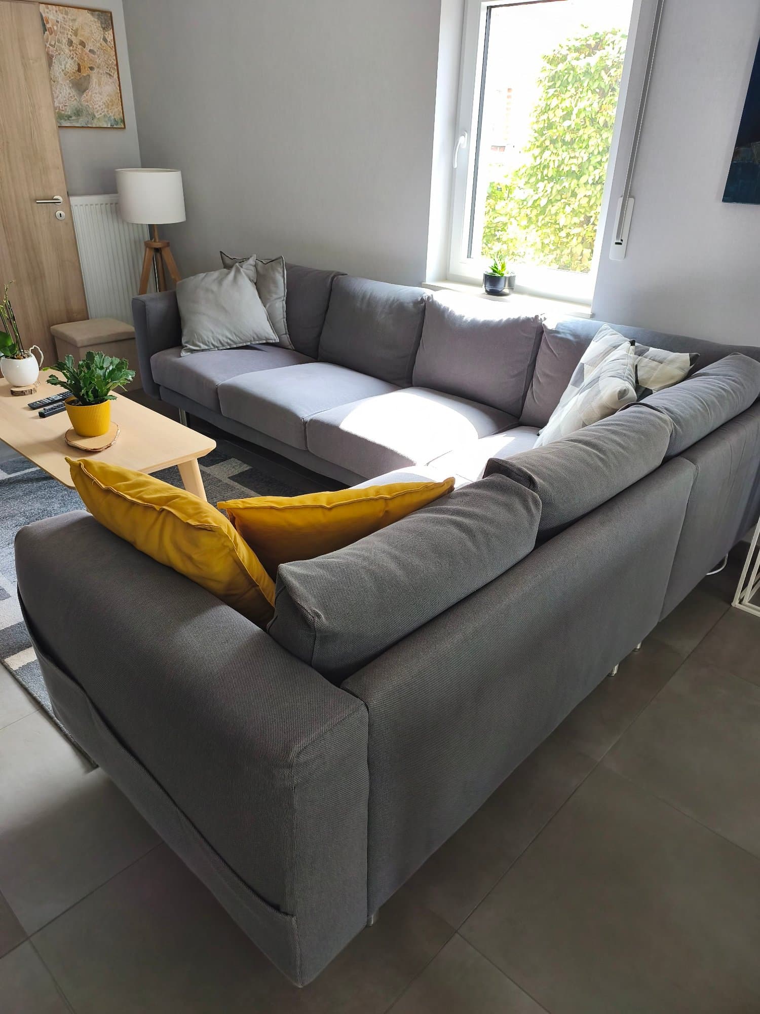 NORSBORG cover for corner sofa, 5-seat