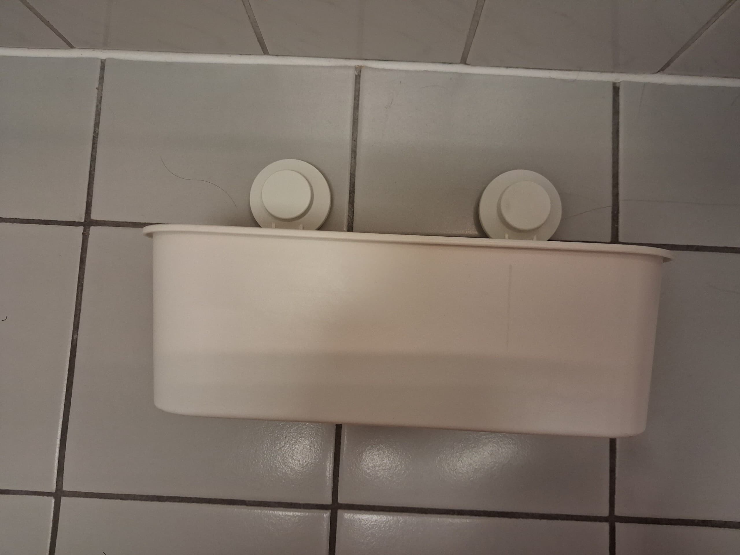 TISKEN Mand met zuignap, wit