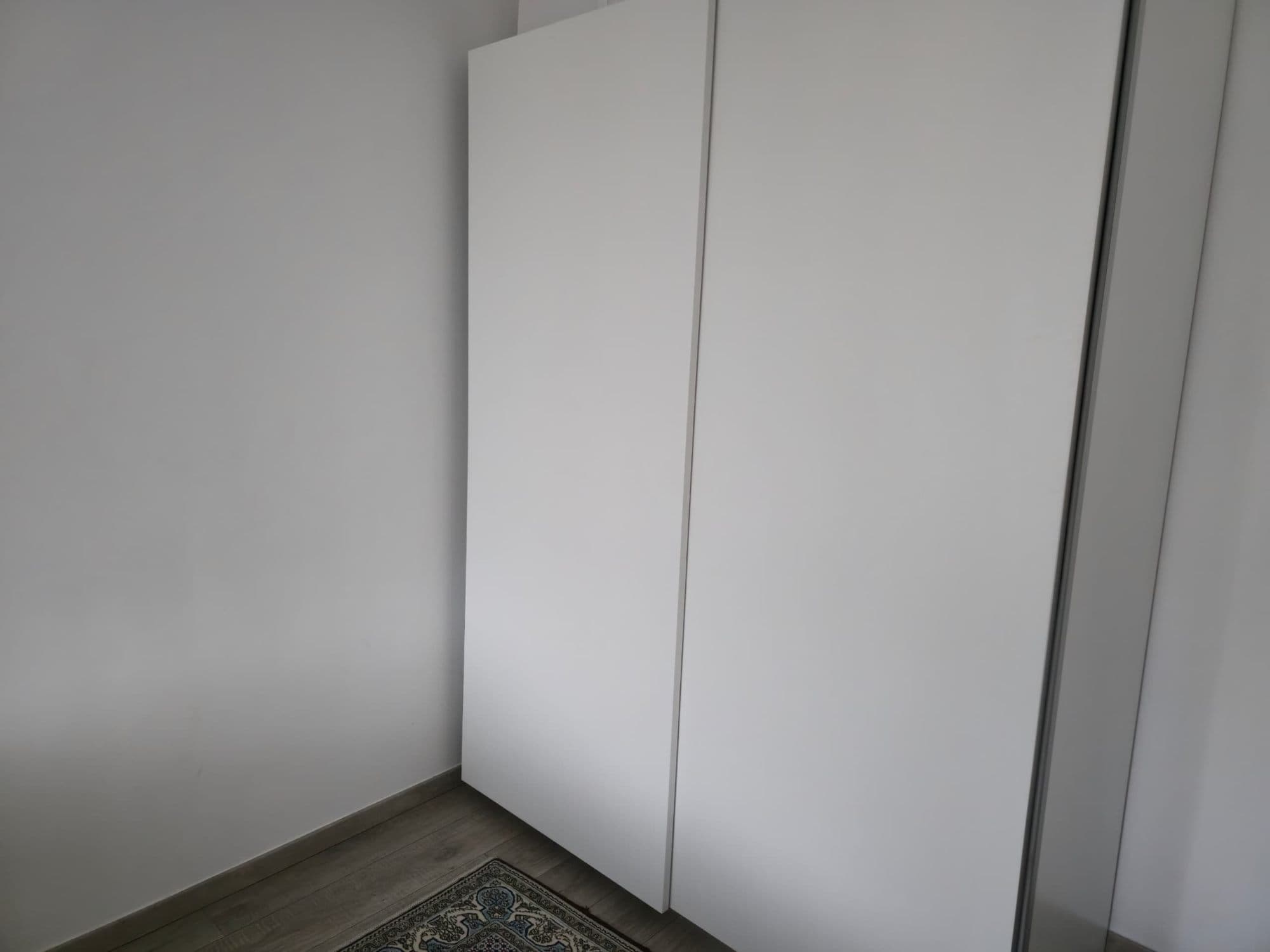 PAX / HASVIK kledingkastcombinatie, wit/wit, 150x66x201 cm