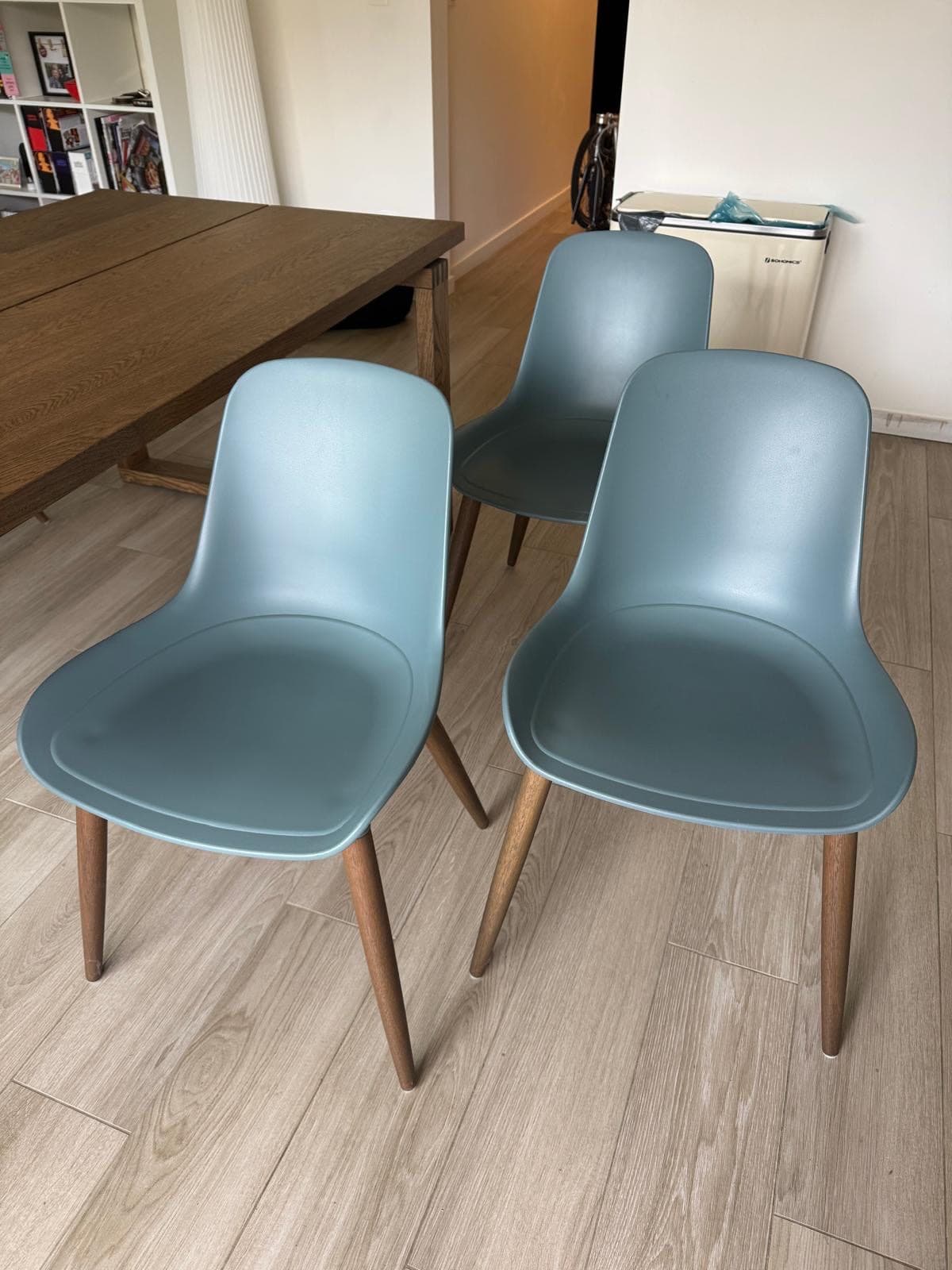 3 GRÖNSTA GRIS/TURQU chaise, intérieur/extérieur gris turquoise