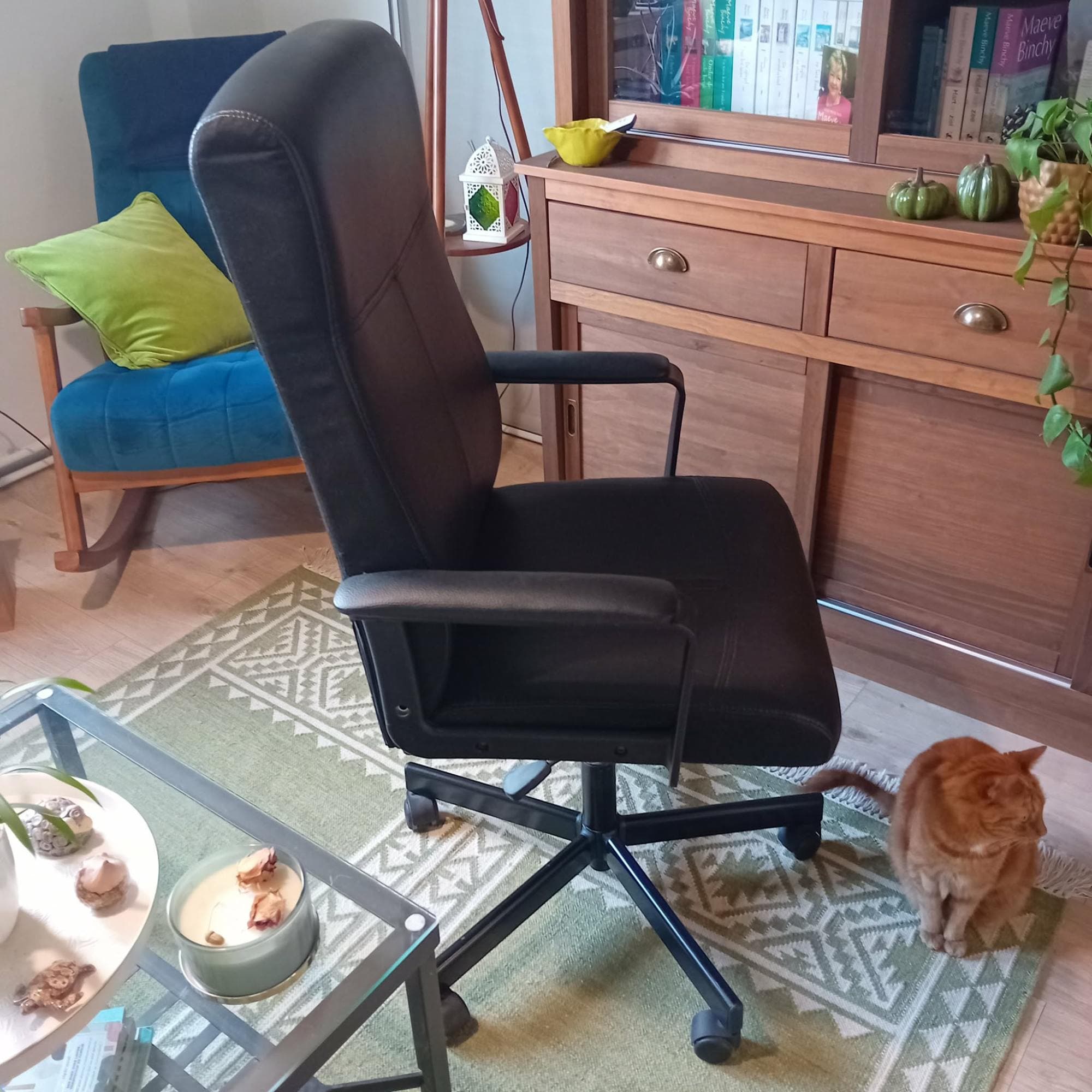 MILLBERGET swivel chair, Murum black