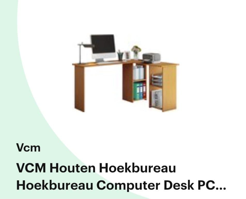 BEKANT desk, white stained oak veneer/black