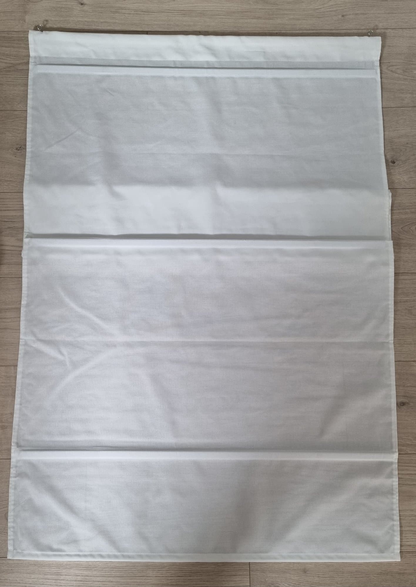 RINGBLOMMA Vouwgordijn, wit, 80x160 cm