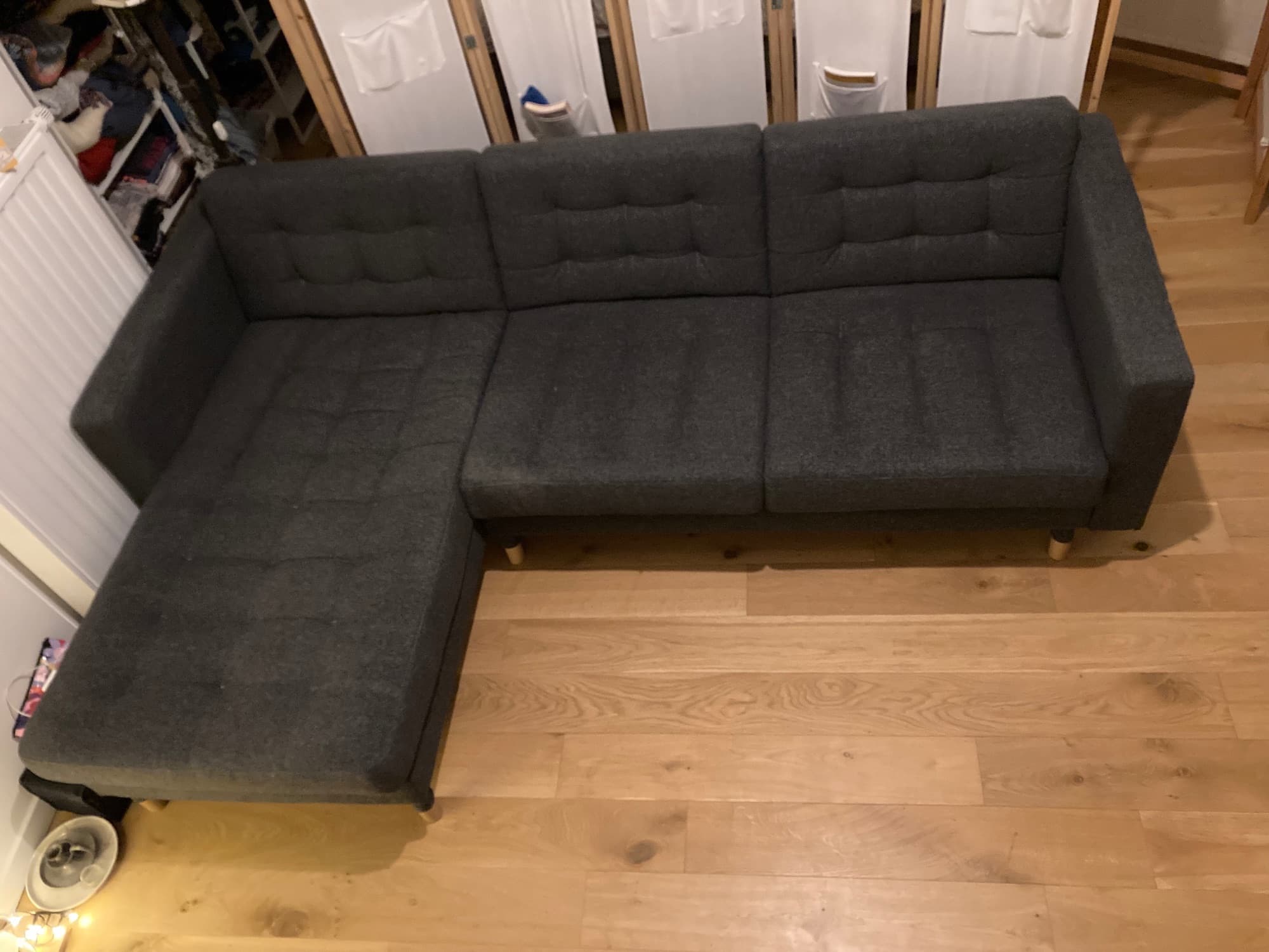 LANDSKRONA Canapé 3 places, Gunnared gris foncé. Lire plus