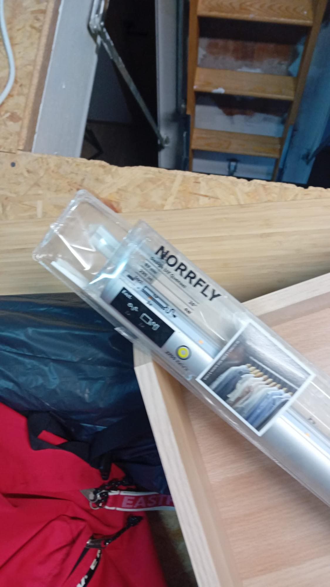 KÖLVATTEN éclairage LED avec capteur, blanc/à pile, 50 cm