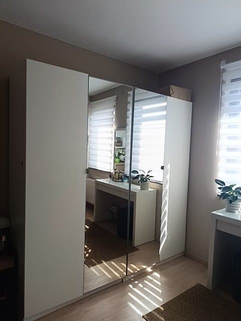 VIHALS 2 KASTEN wardrobe with 2 doors, white, 105x57x200 cm