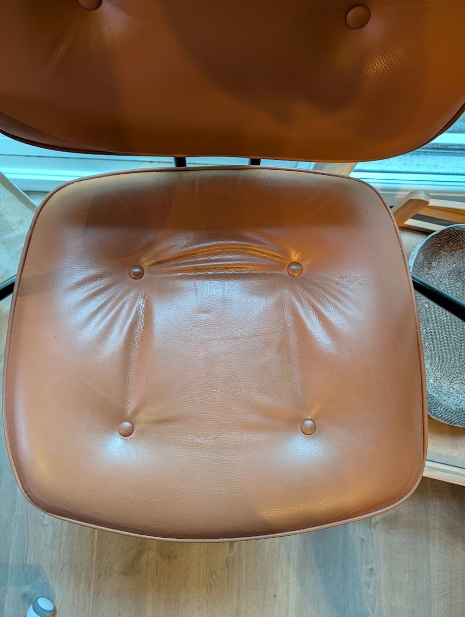 ALEFJÄLL office chair, Grann golden-brown