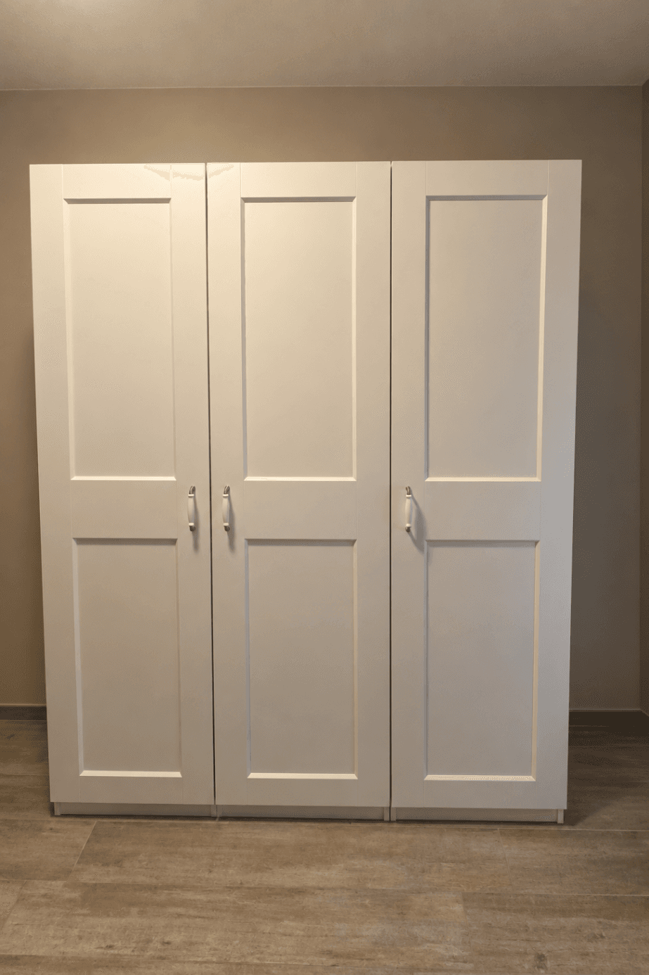 PAX / GRIMO combinaison armoire, blanc/blanc, 150x60x201 cm