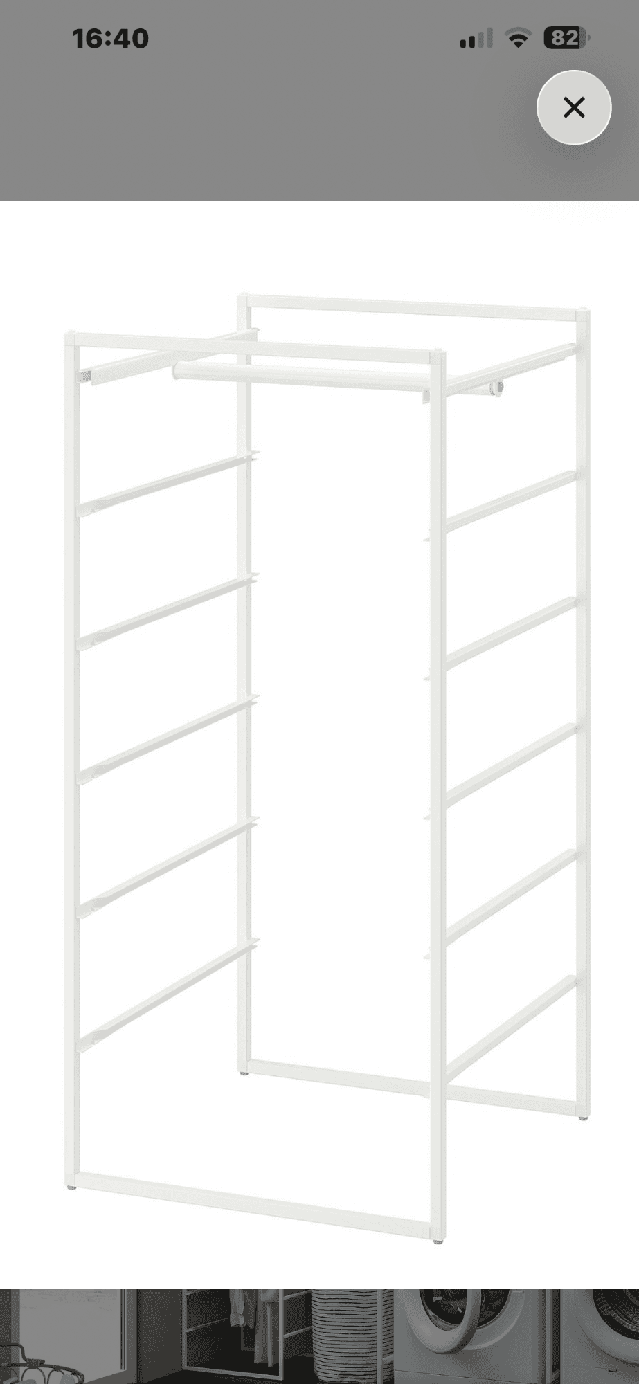 JONAXEL 6 PIECE combinaison armoire, blanc, 50x51x104 cm