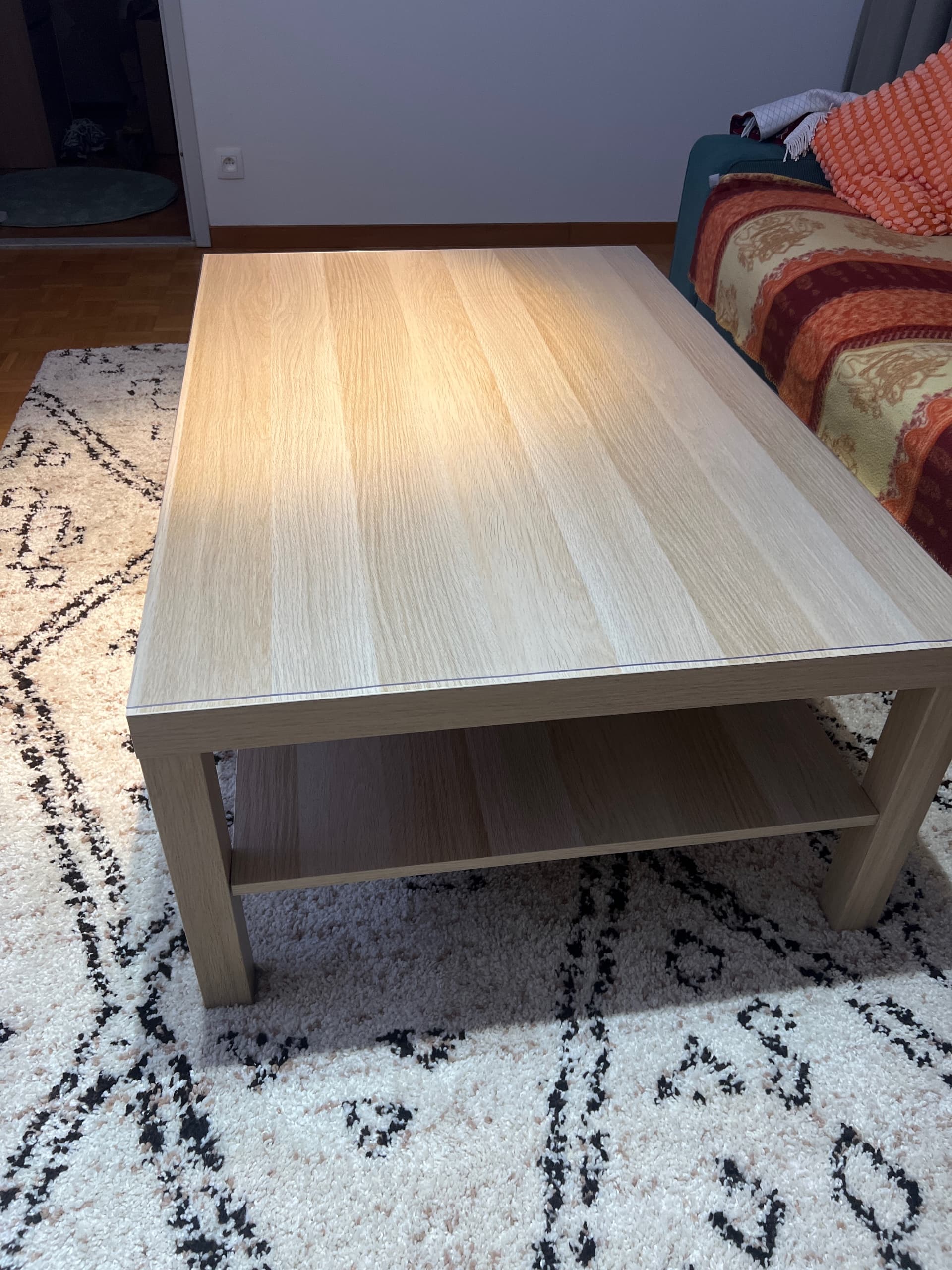 LACK Table basse, effet chêne blanchi, 118x78 cm