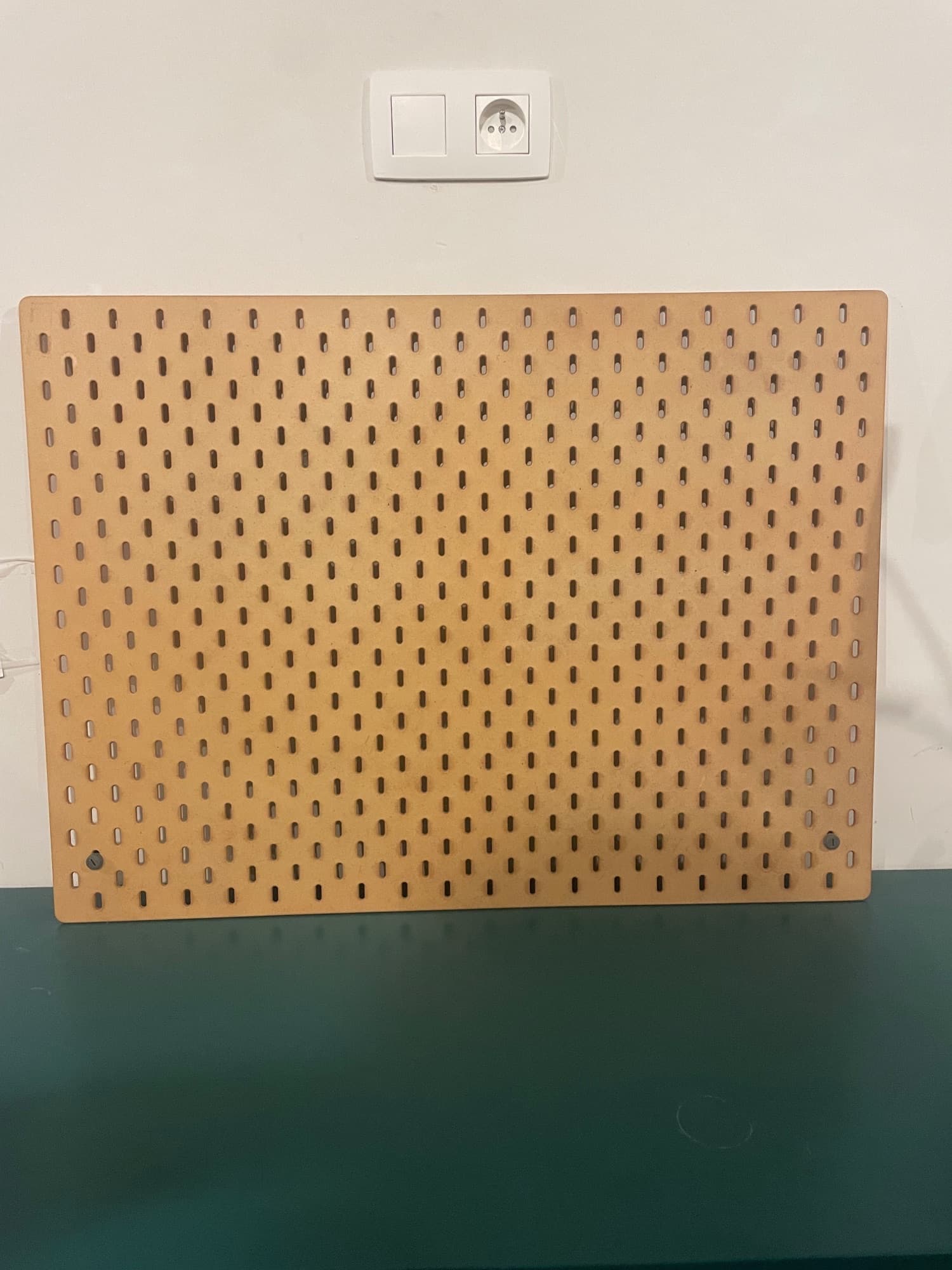 SKÅDIS panneau perforé, bois, 76x56 cm