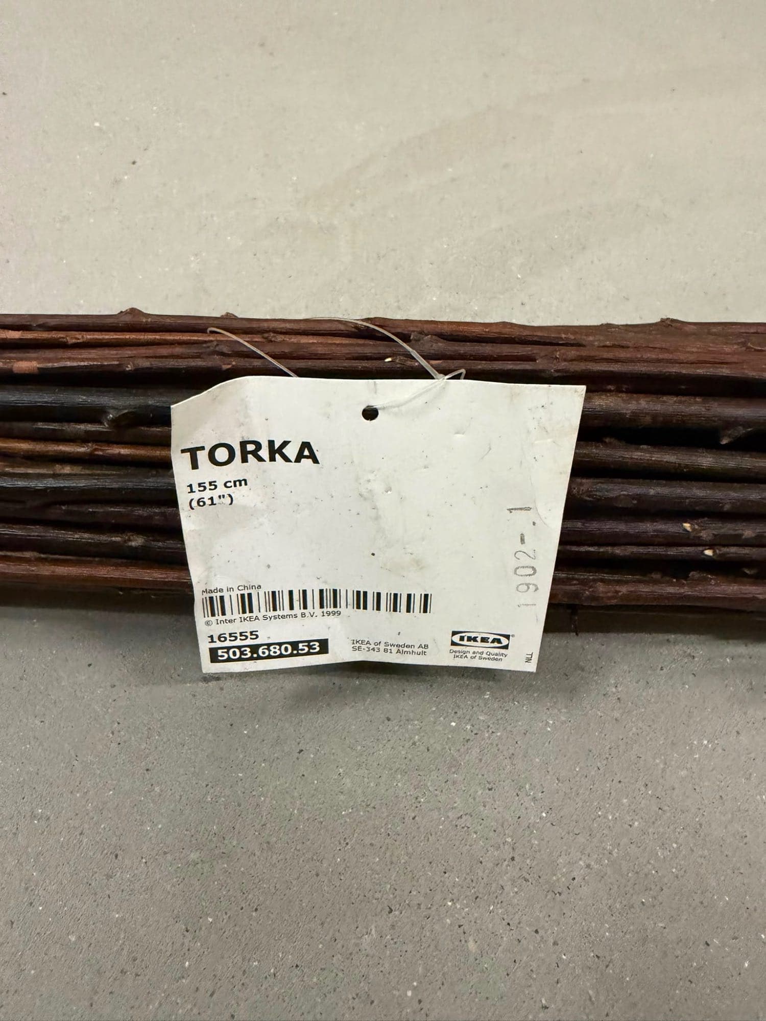 TORKA dried bouquet, willow/twisted white, 150 cm