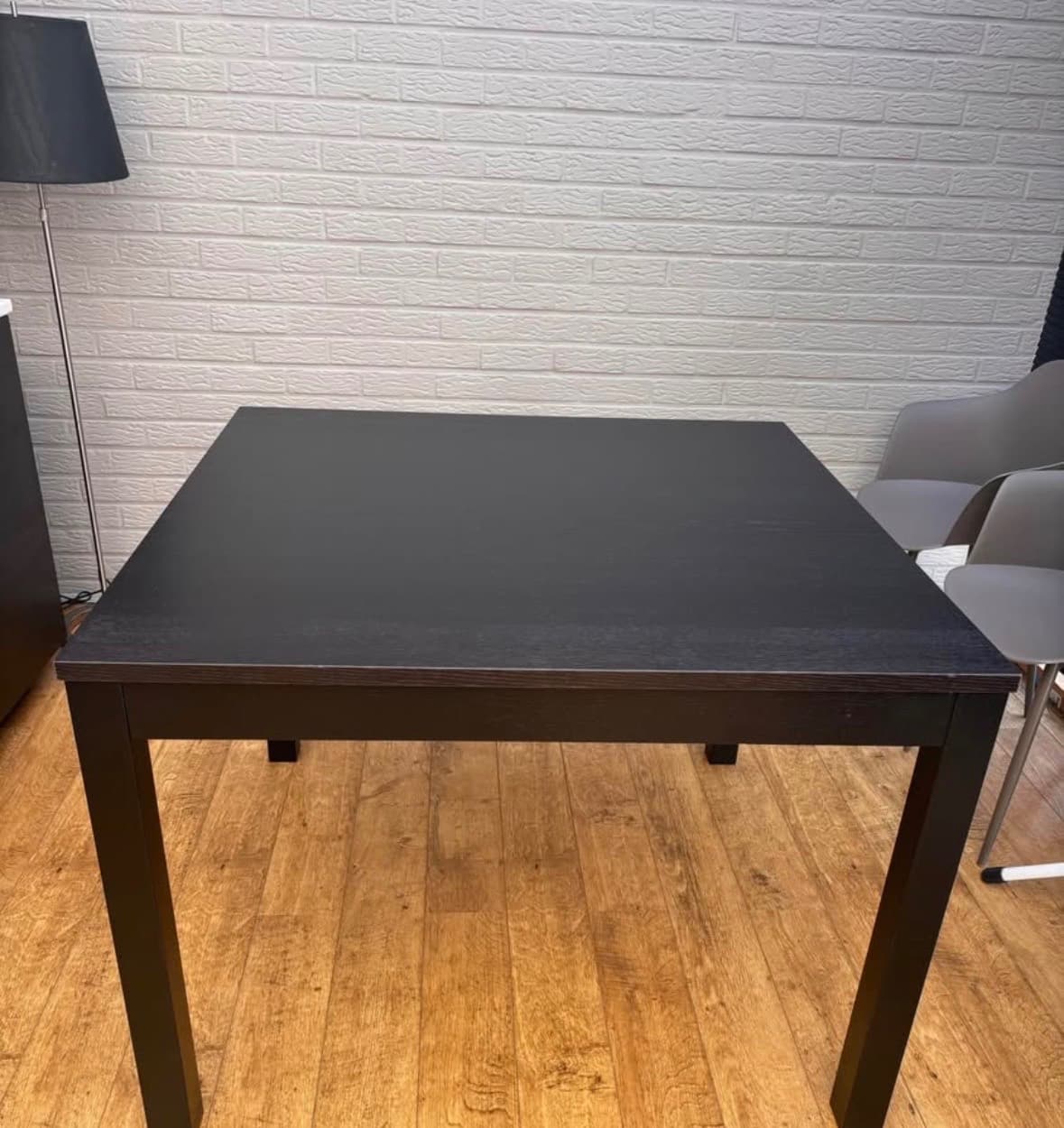 BJURSTA bar table, brown-black