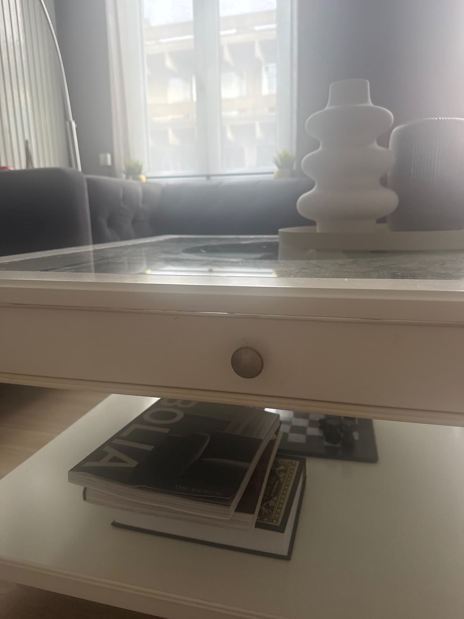 IDANÄS table basse, blanc, 80x80 cm