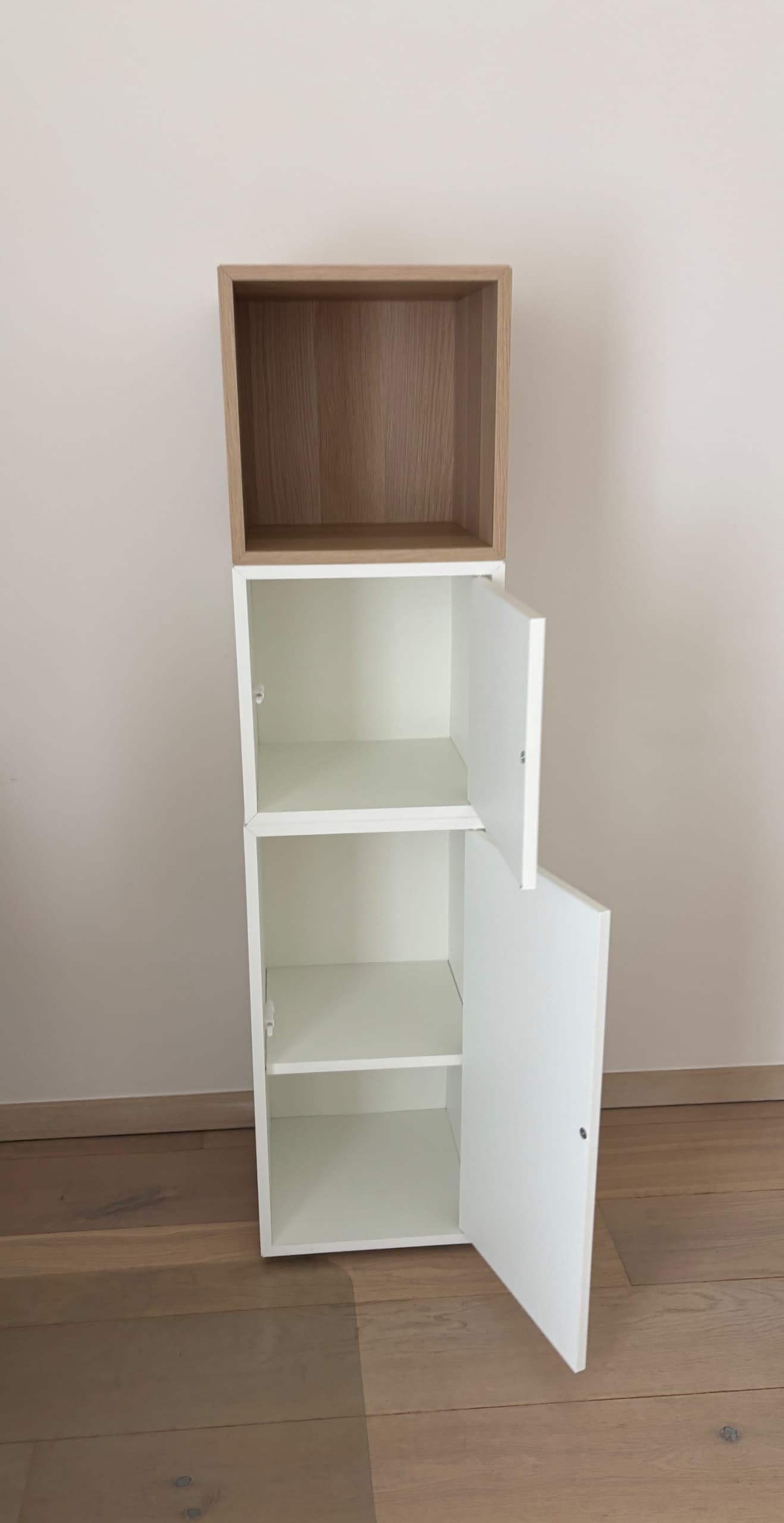 EKET cabinet w door and 1 shelf, white, 35x35x70 cm