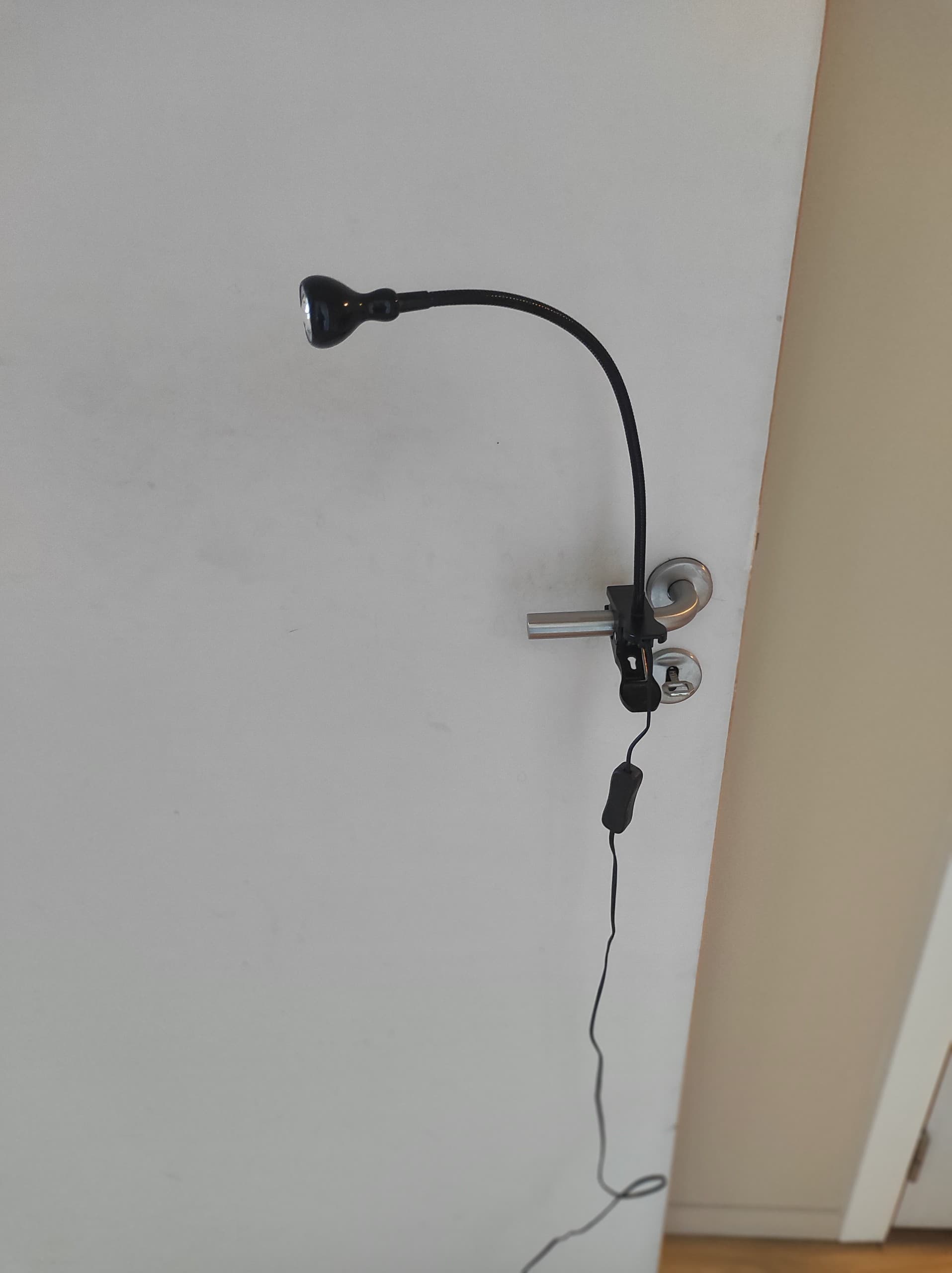 NÄVLINGE led-wand-/klemspot, wit
