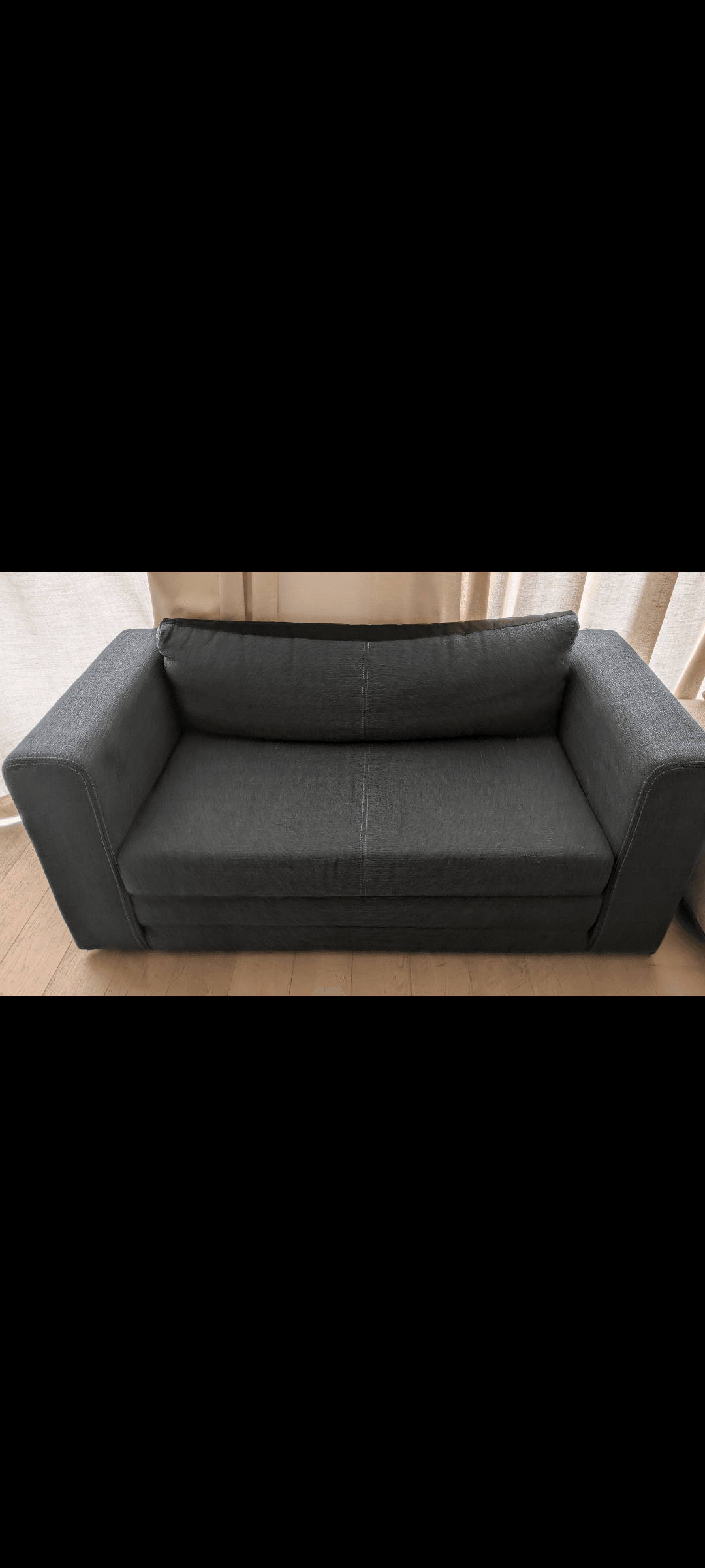 ASKEBY convertible 2 places, bleu