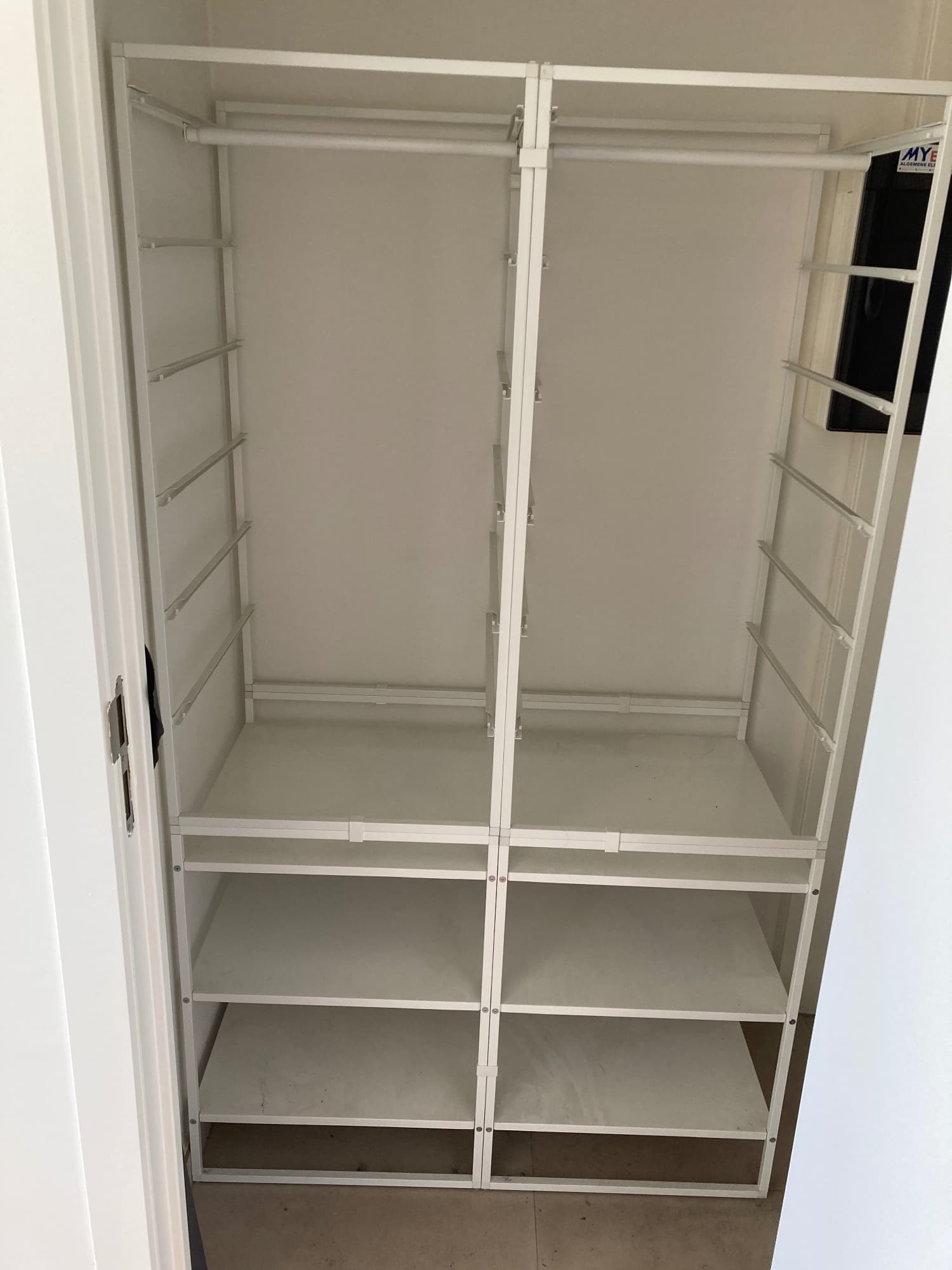JONAXEL combinaison armoire, blanc, 99x51x173 cm