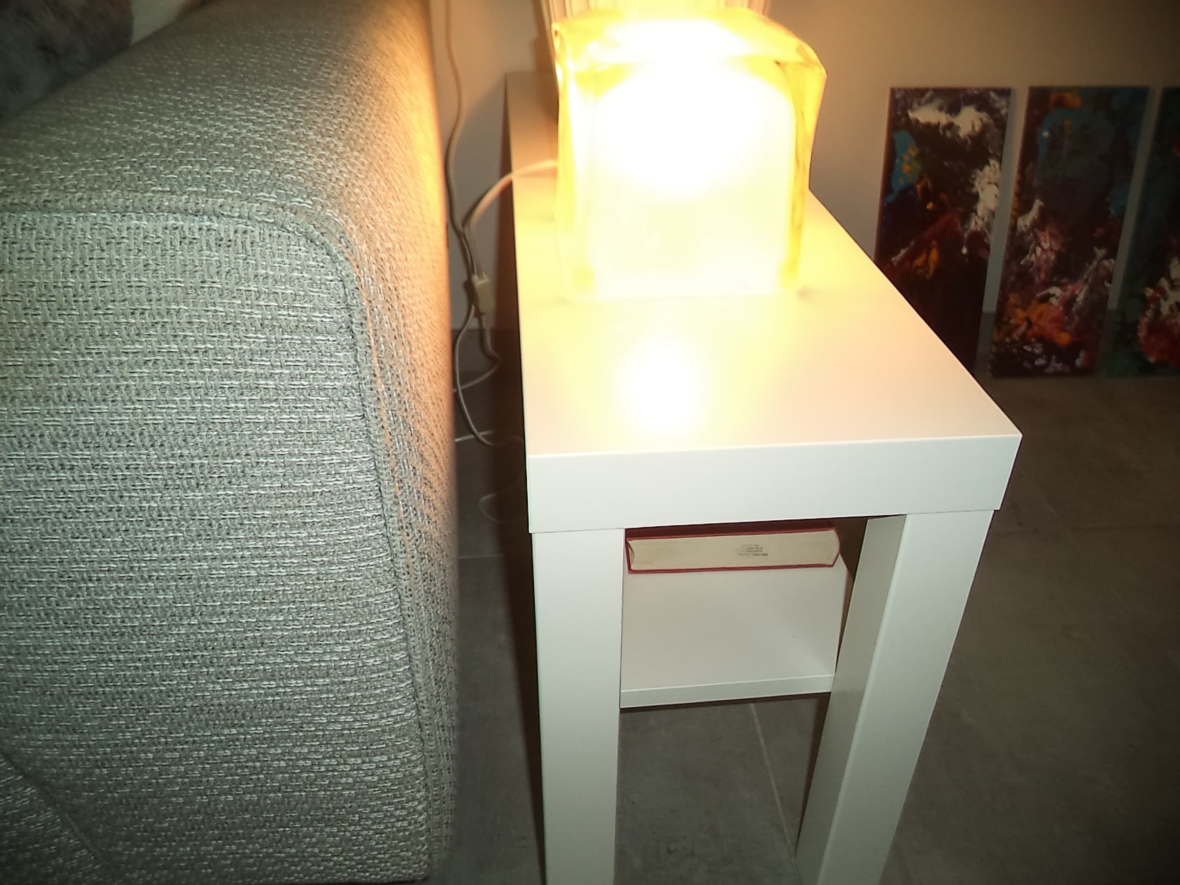 LACK tv-meubel, wit, 90x26x45 cm