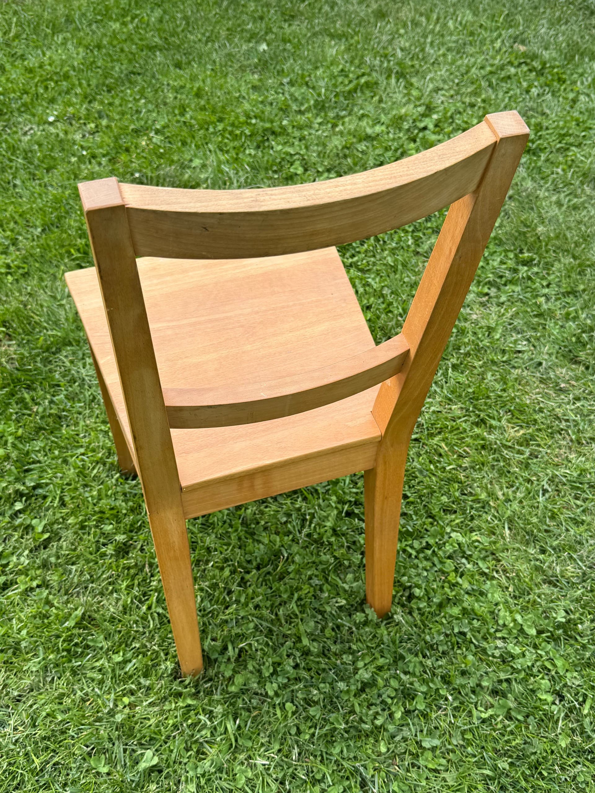 NORDVIKEN chaise, vernis effet anc