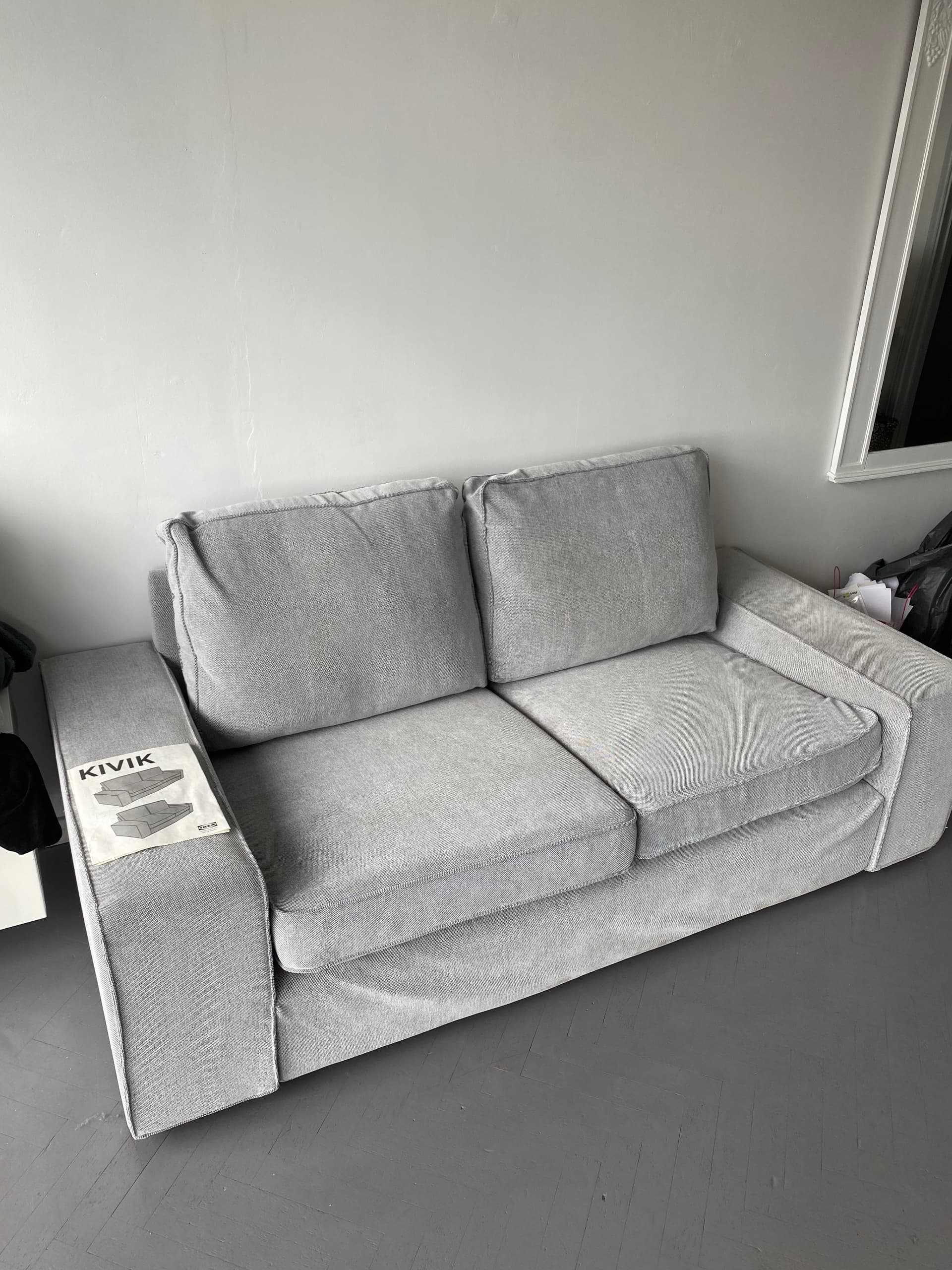 KIVIK CANAPE 2 PL. 2-seat sofa, Tallmyra white/black