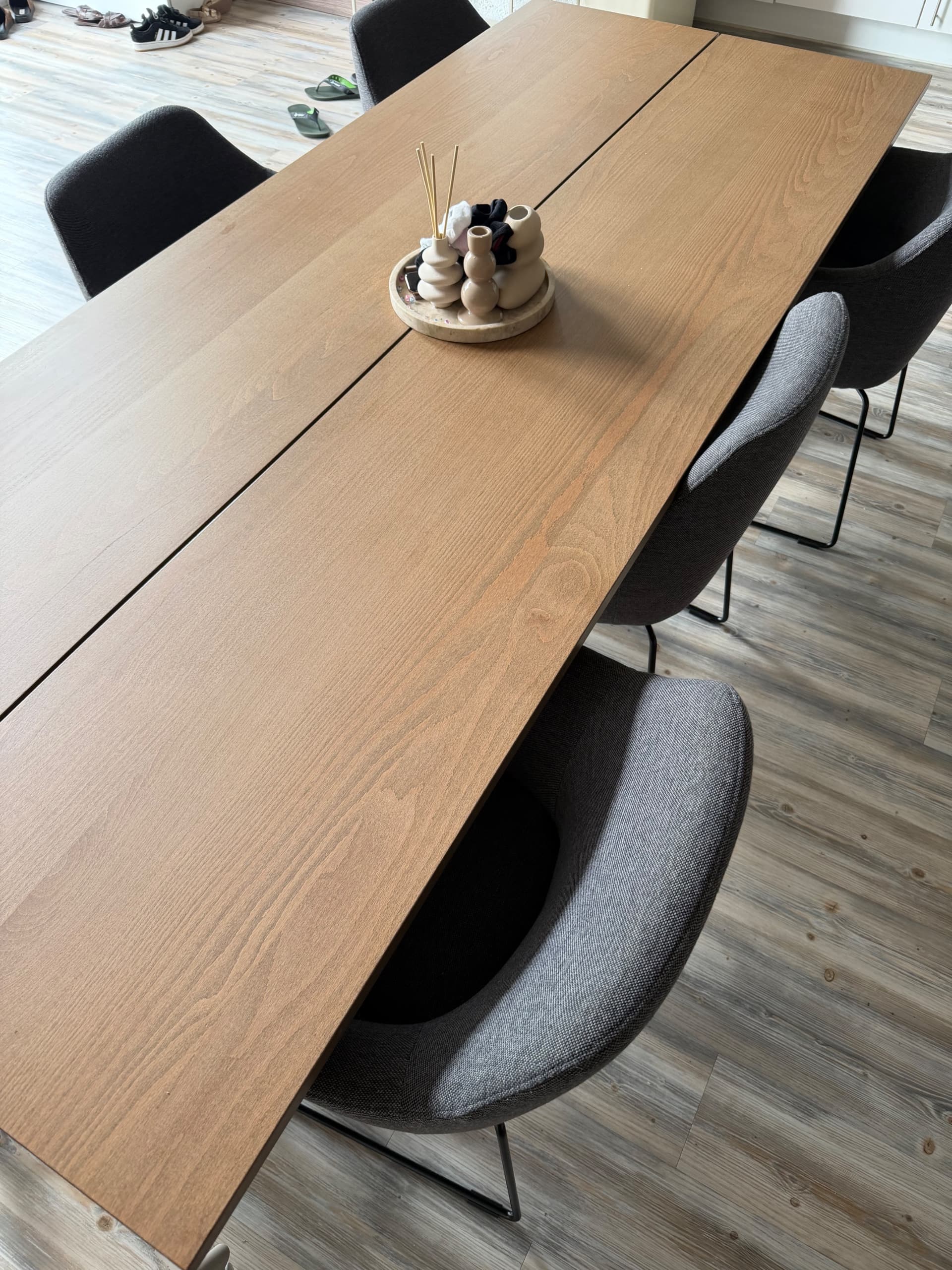 TOSSBERG chair, metal black/Gunnared dark grey