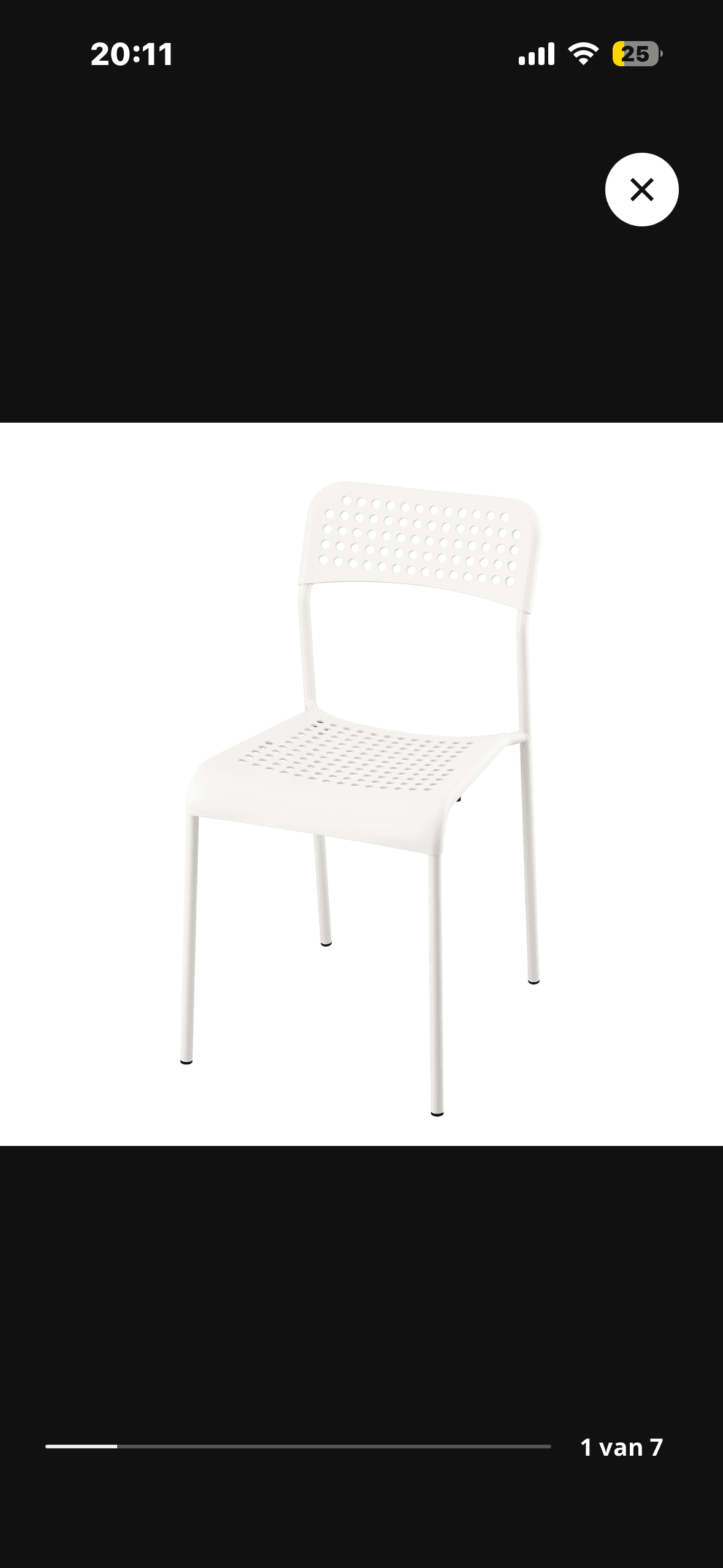 SANDSBERG chair, white