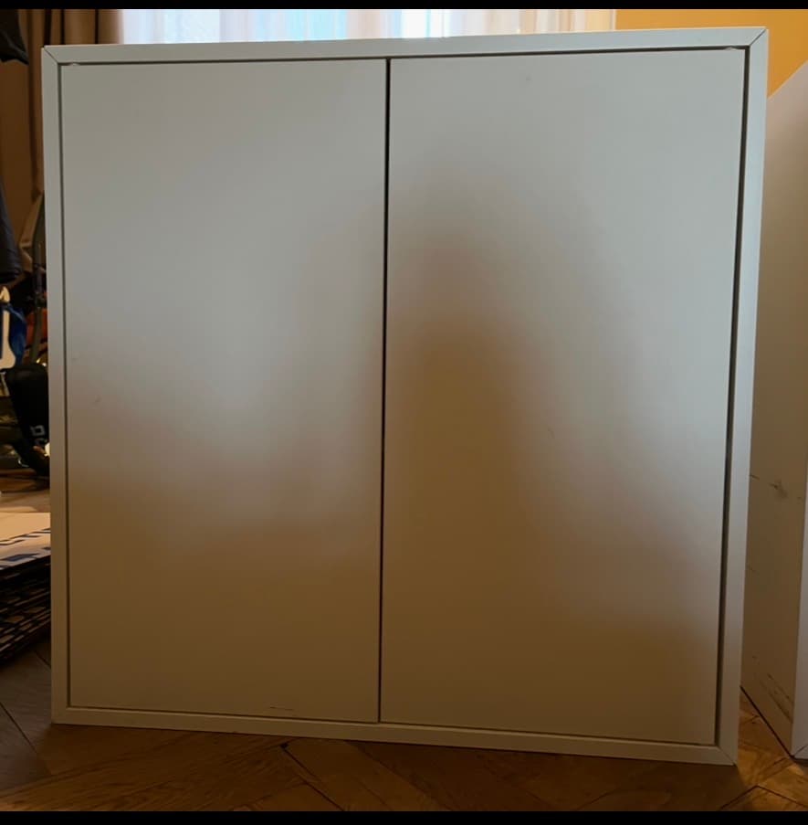 EKET kast met wandmontage, wit, 70x35x70 cm