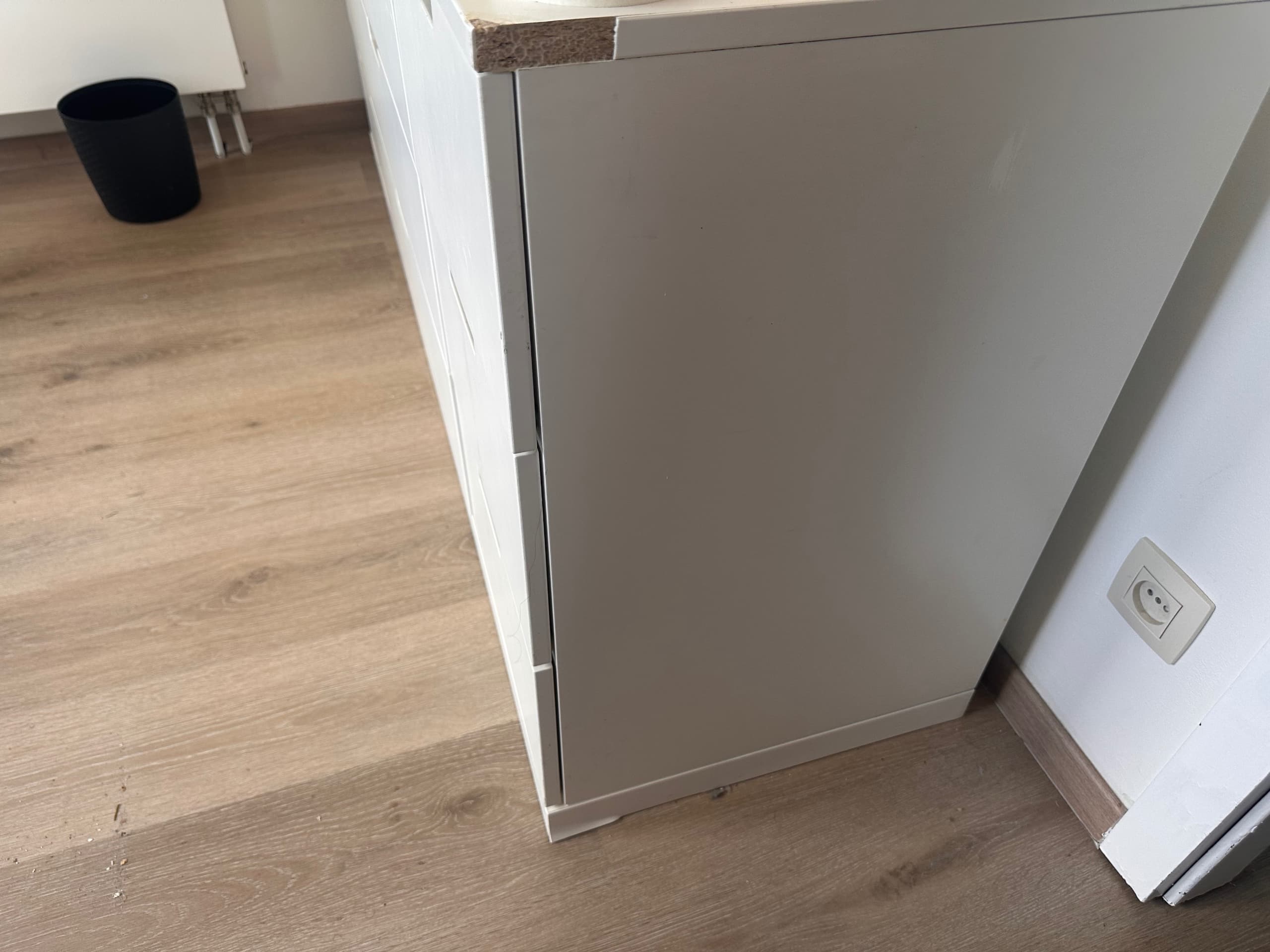 NORDLI ladekast 9 lades, wit, 160x76 cm