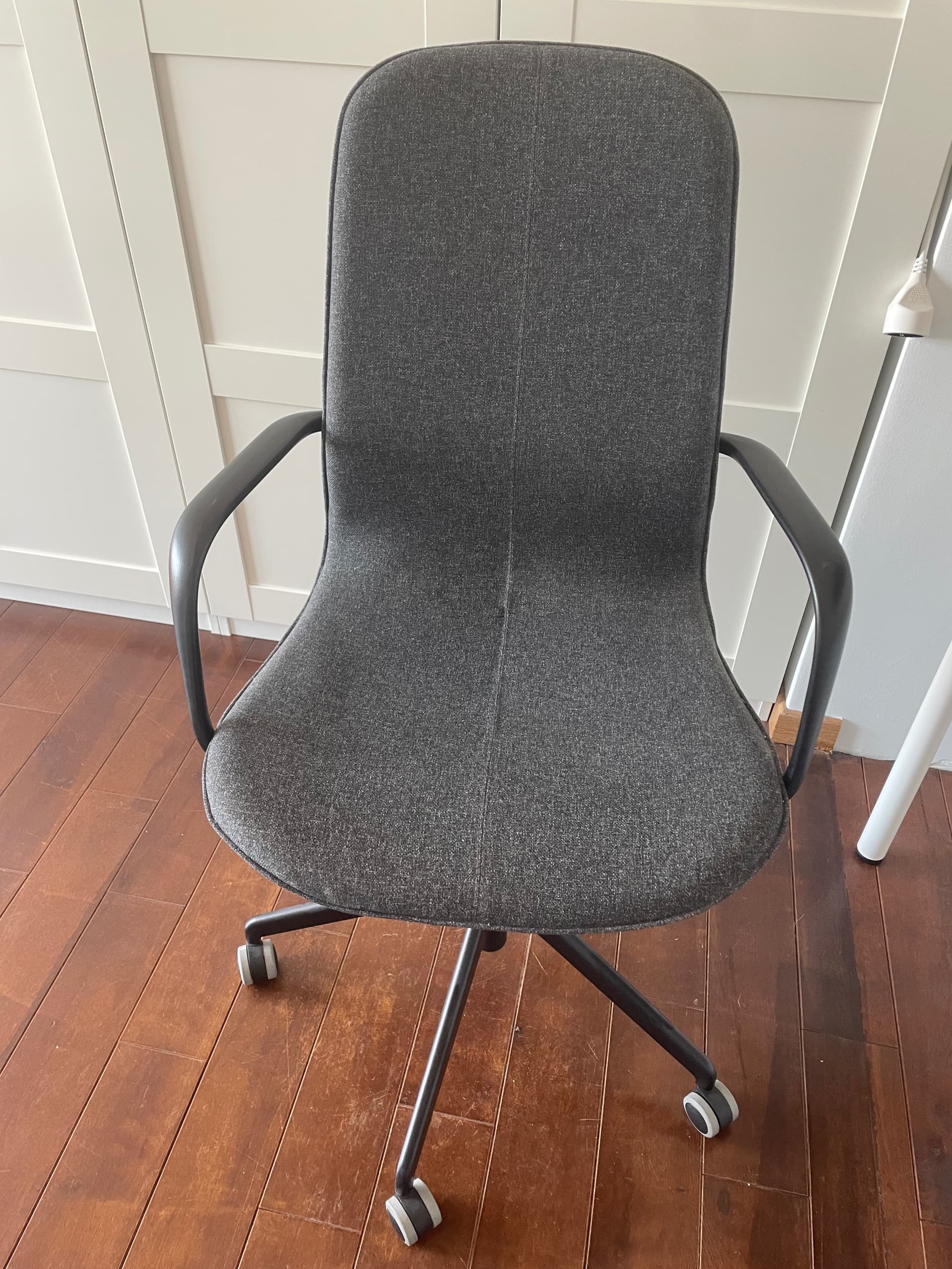 LÅNGFJÄLL chaise conférence av accoudoirs, Gunnared beige/blanc
