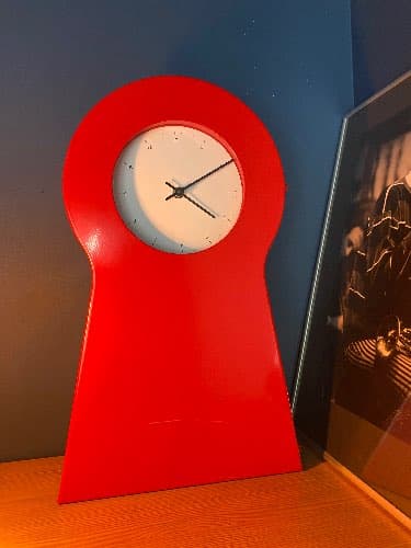 IKEA PS 1995 clock, blue, 48 cm