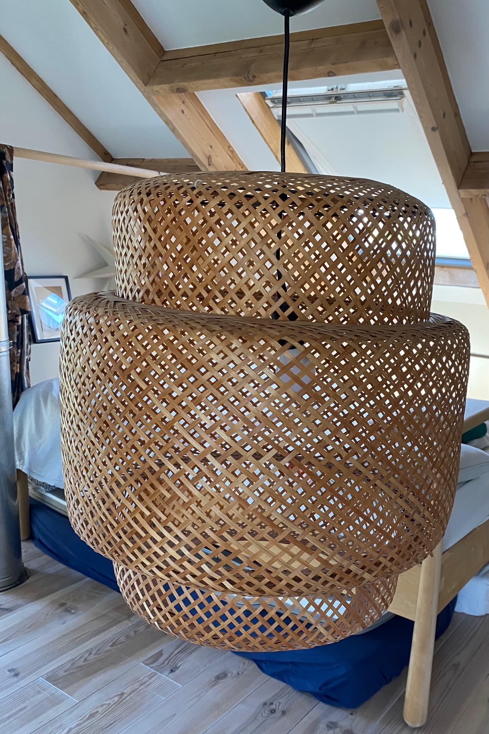 SINNERLIG suspension, bambou/fait main, 50 cm