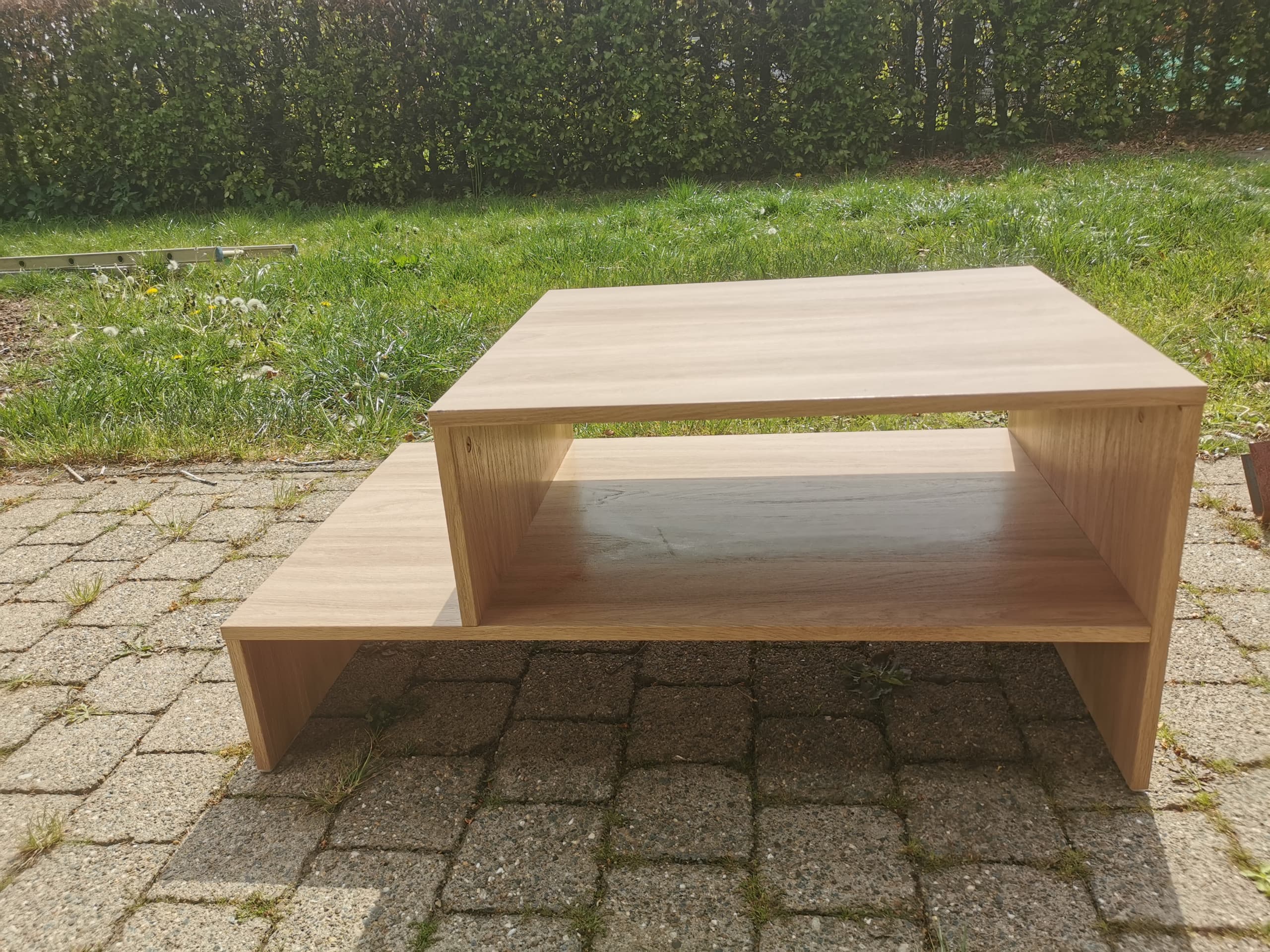 HOLMERUD salontafel, eikenpatroon, 90x55 cm