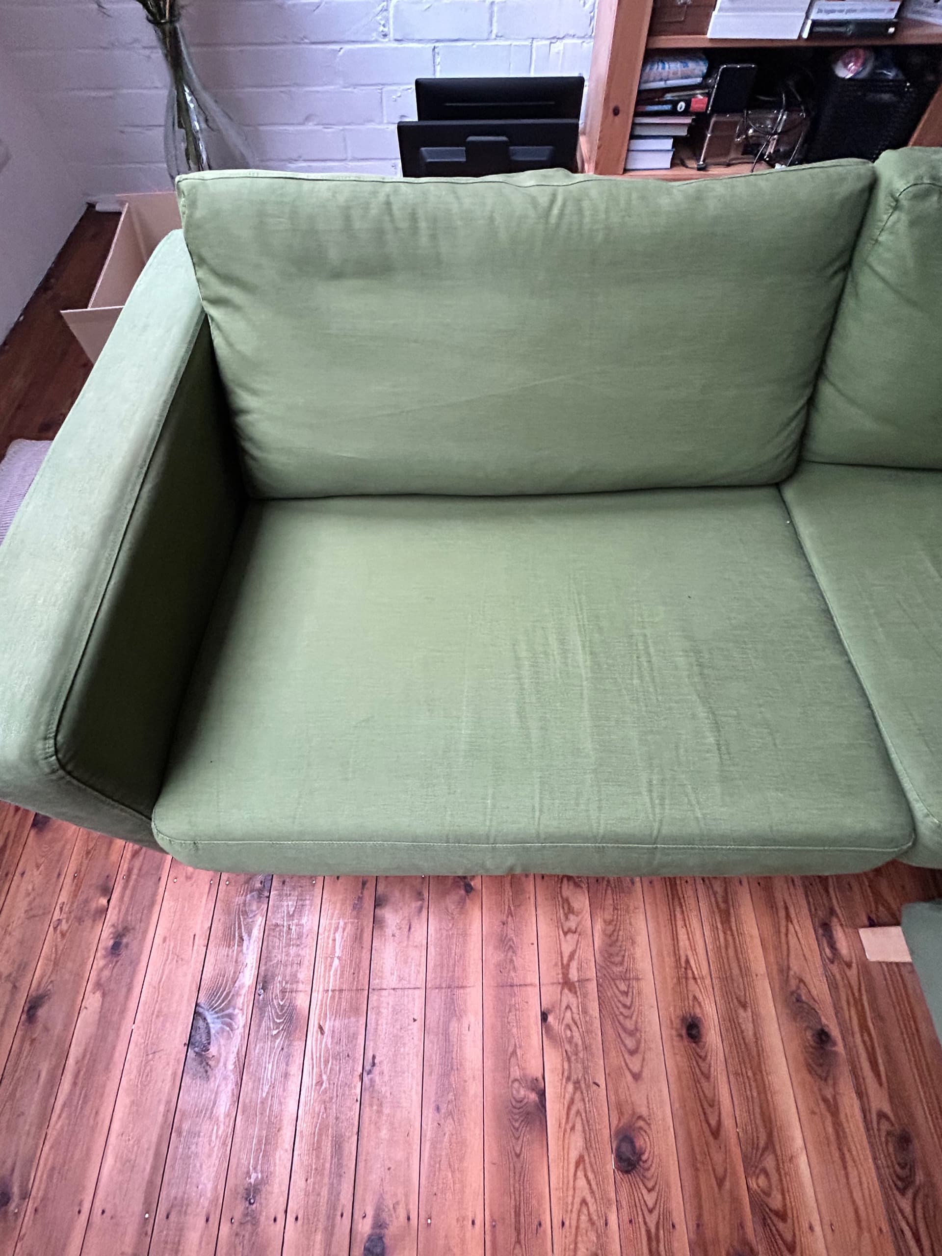 SALTSJÖBADEN 3-seat sofa, Gunnared light green