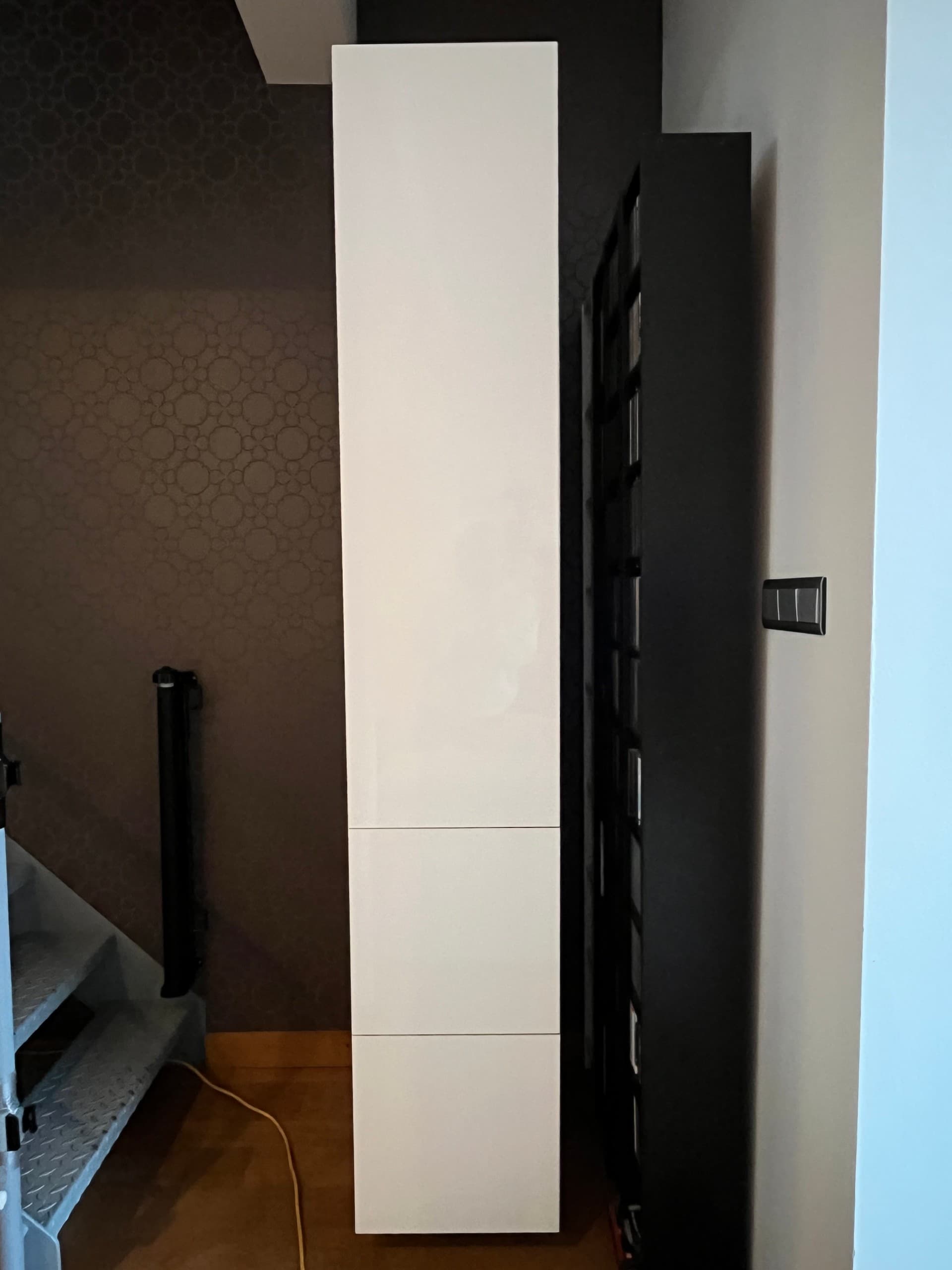 METOD / MAXIMERA hi cab w shlvs/4 drawers/dr/2 frnts, white/Ringhult white, 40x60x220 cm